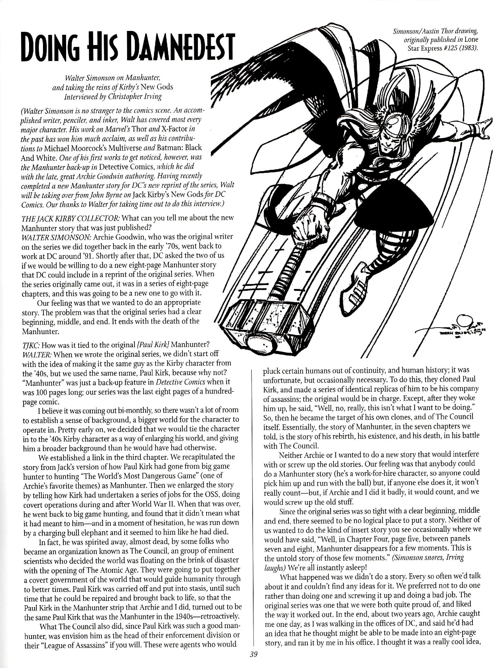 Read online The Jack Kirby Collector comic -  Issue #26 - 38