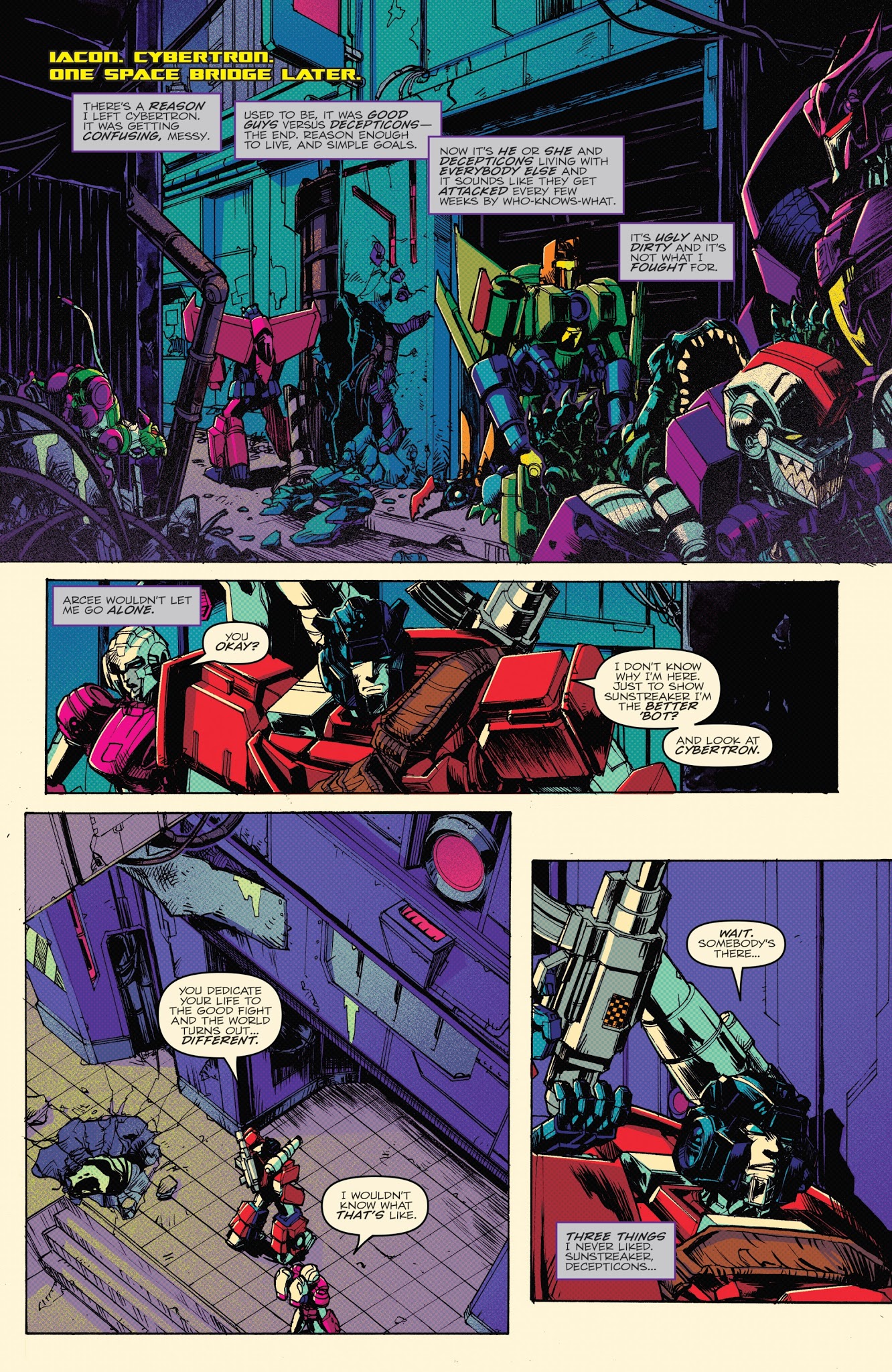 Read online Optimus Prime comic -  Issue #9 - 12
