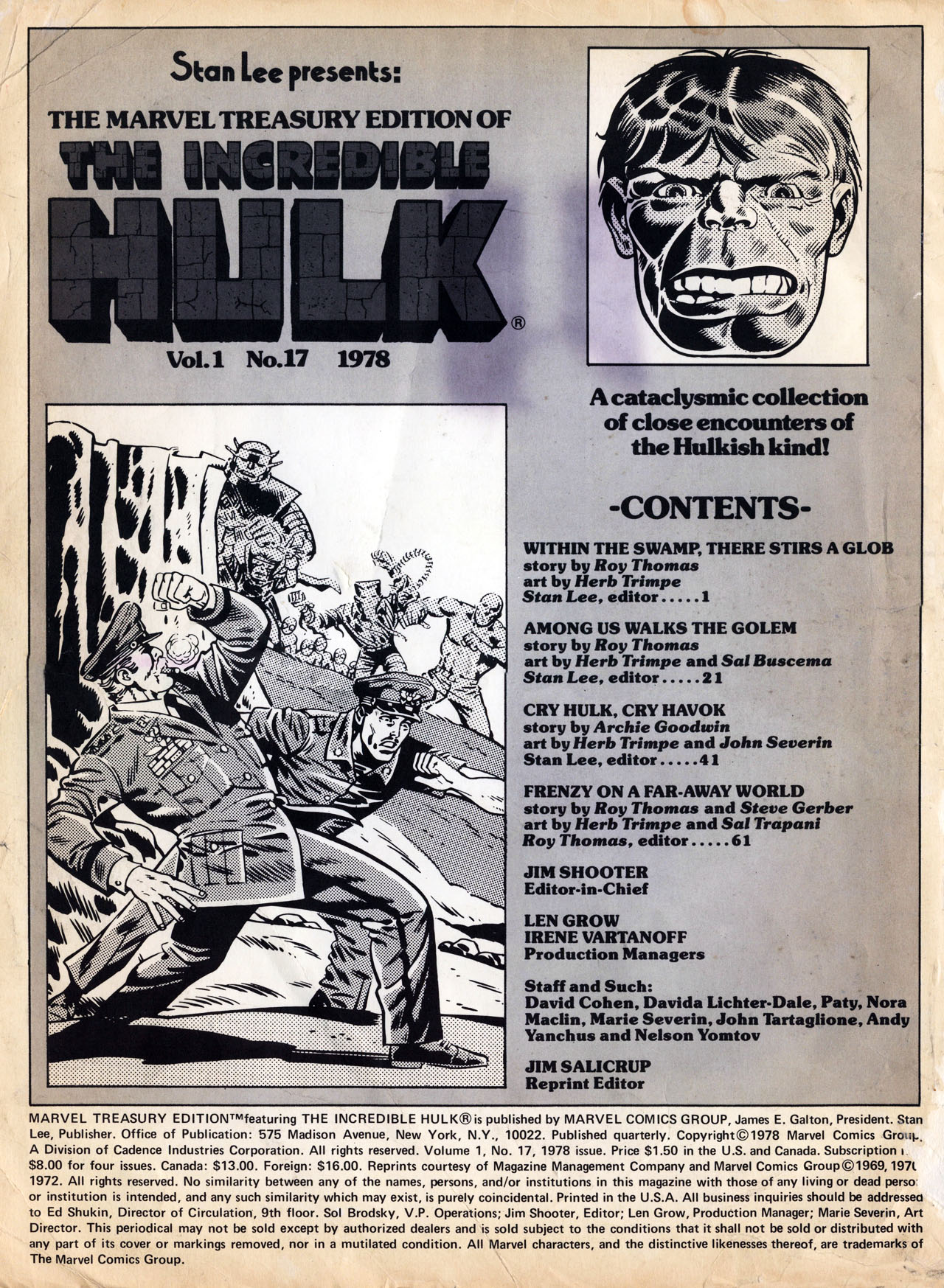 Read online Marvel Treasury Edition comic -  Issue #17 - 1