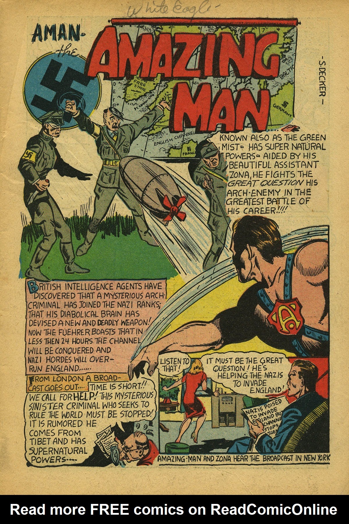 Read online Amazing Man Comics comic -  Issue #22 - 4