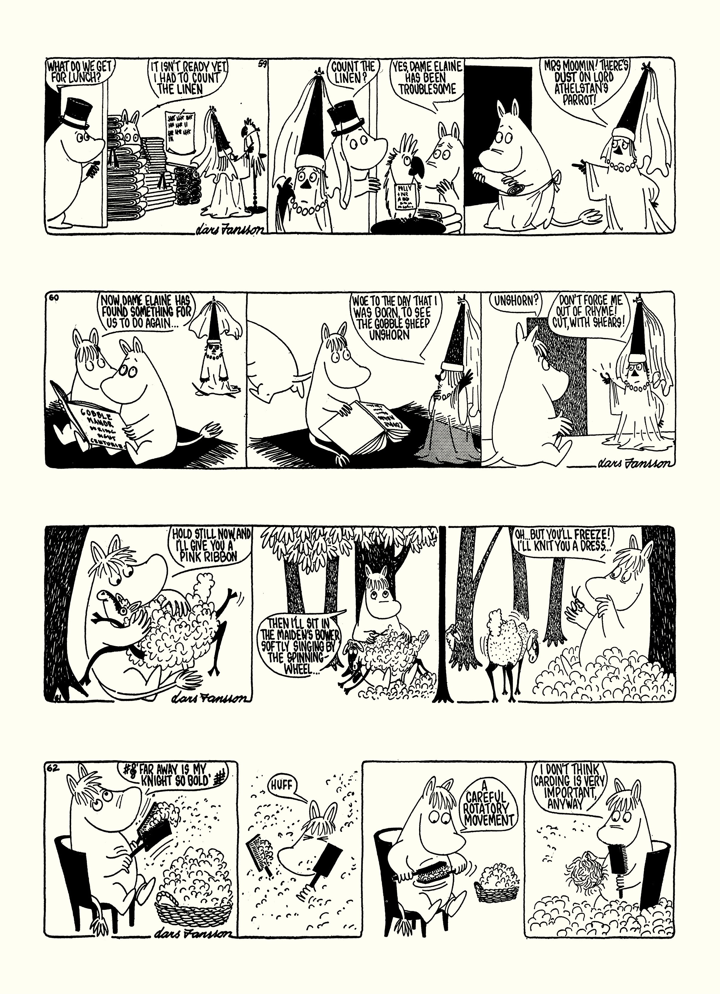 Read online Moomin: The Complete Lars Jansson Comic Strip comic -  Issue # TPB 7 - 63