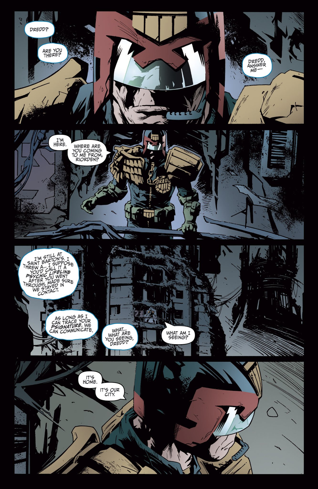 Read online Judge Dredd: Year One comic -  Issue #3 - 3