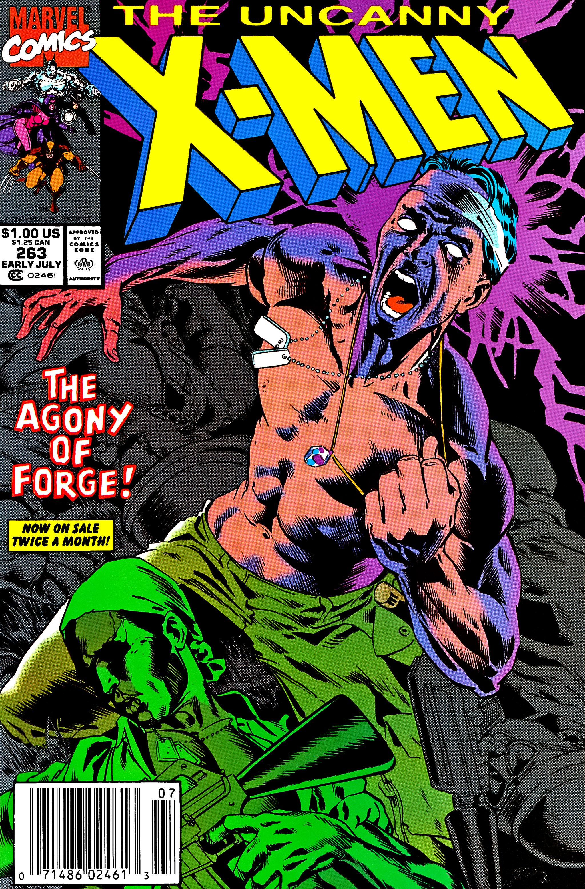 Read online Uncanny X-Men (1963) comic -  Issue #263 - 1