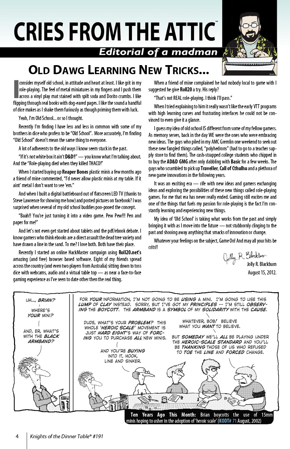 Read online Knights of the Dinner Table comic -  Issue #191 - 6