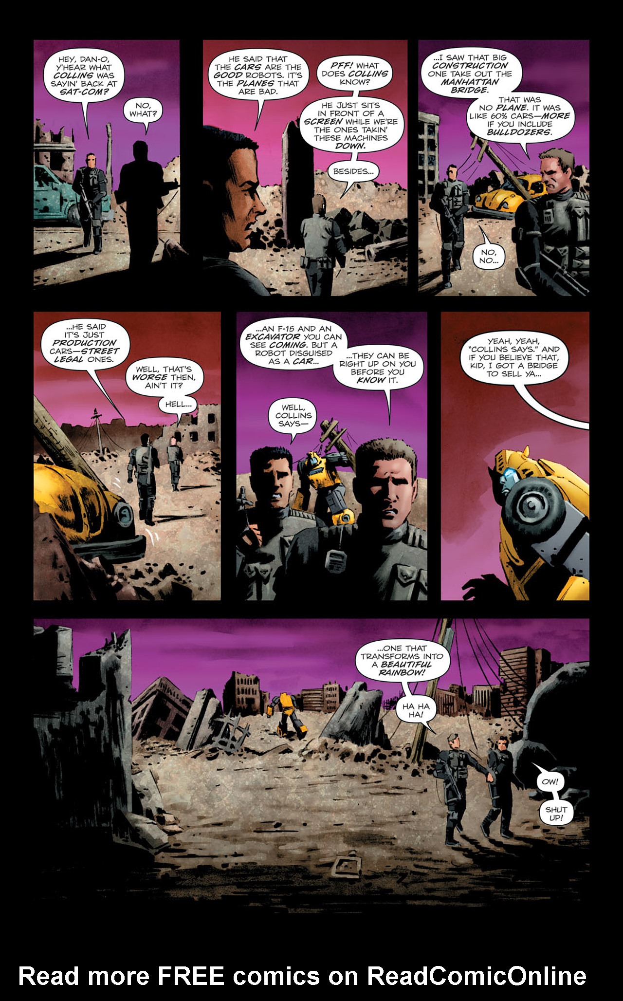 Read online The Transformers: All Hail Megatron comic -  Issue #16 - 4