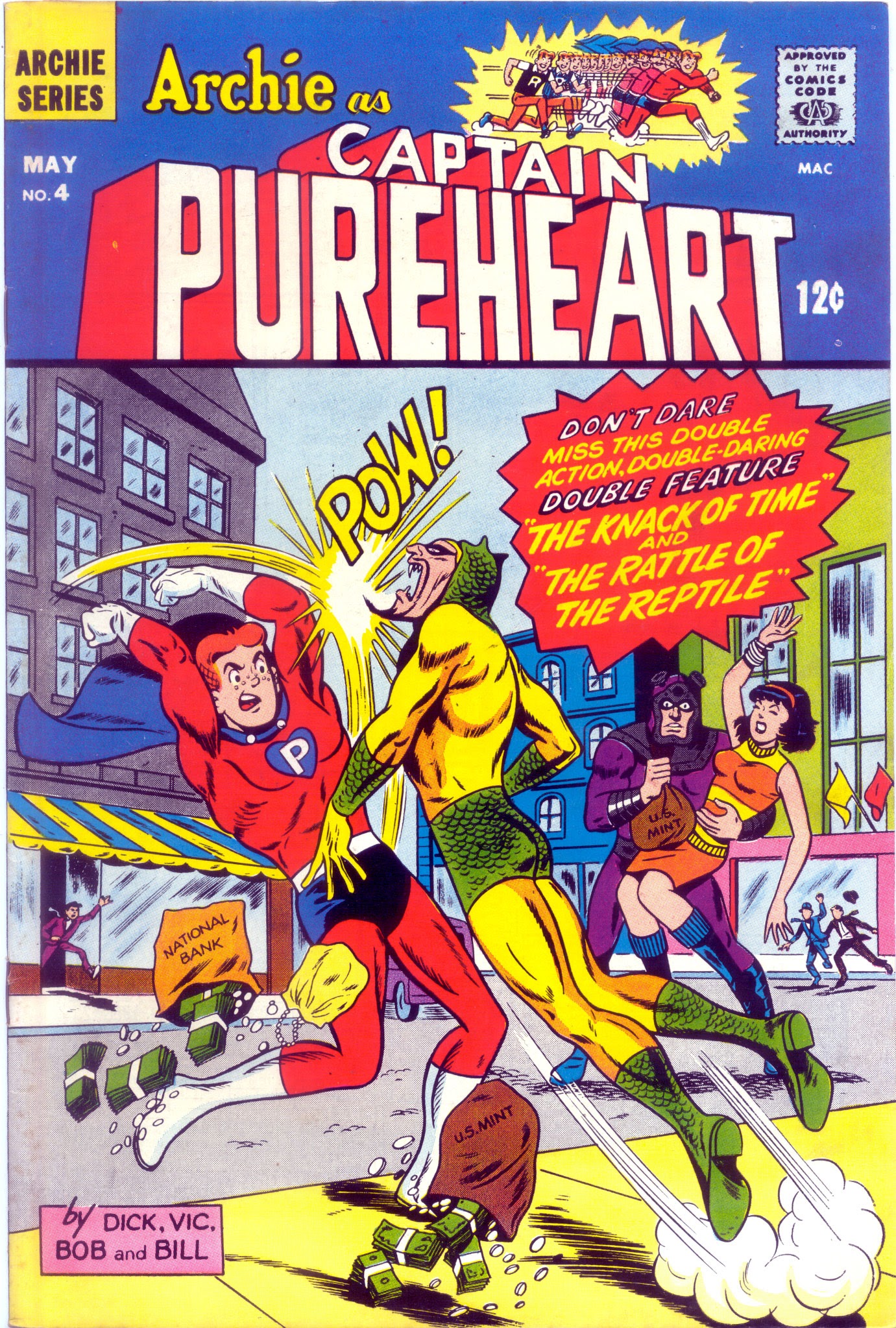 Read online Archie as Captain Pureheart comic -  Issue #4 - 1