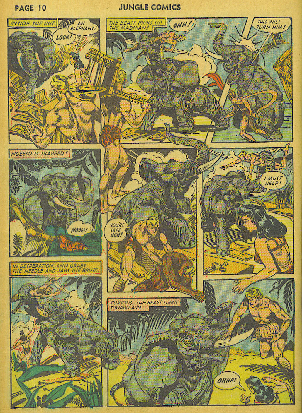 Read online Jungle Comics comic -  Issue #30 - 14