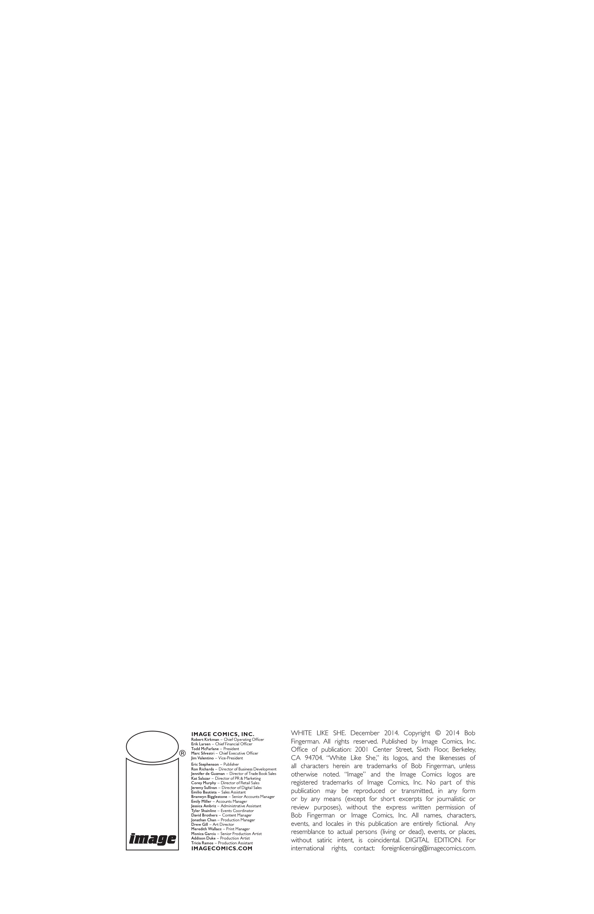 Read online White Like She comic -  Issue # TPB - 3