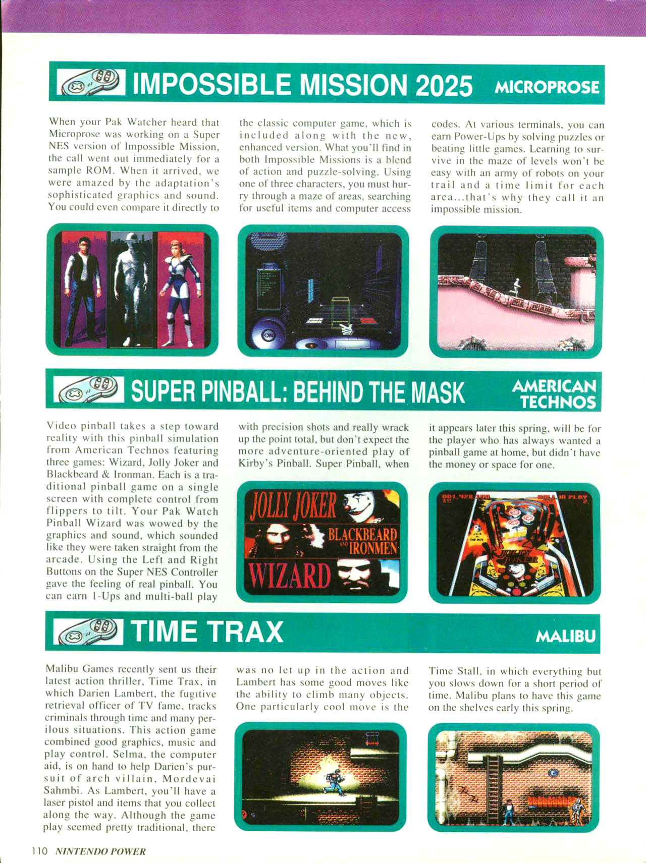 Read online Nintendo Power comic -  Issue #58 - 109