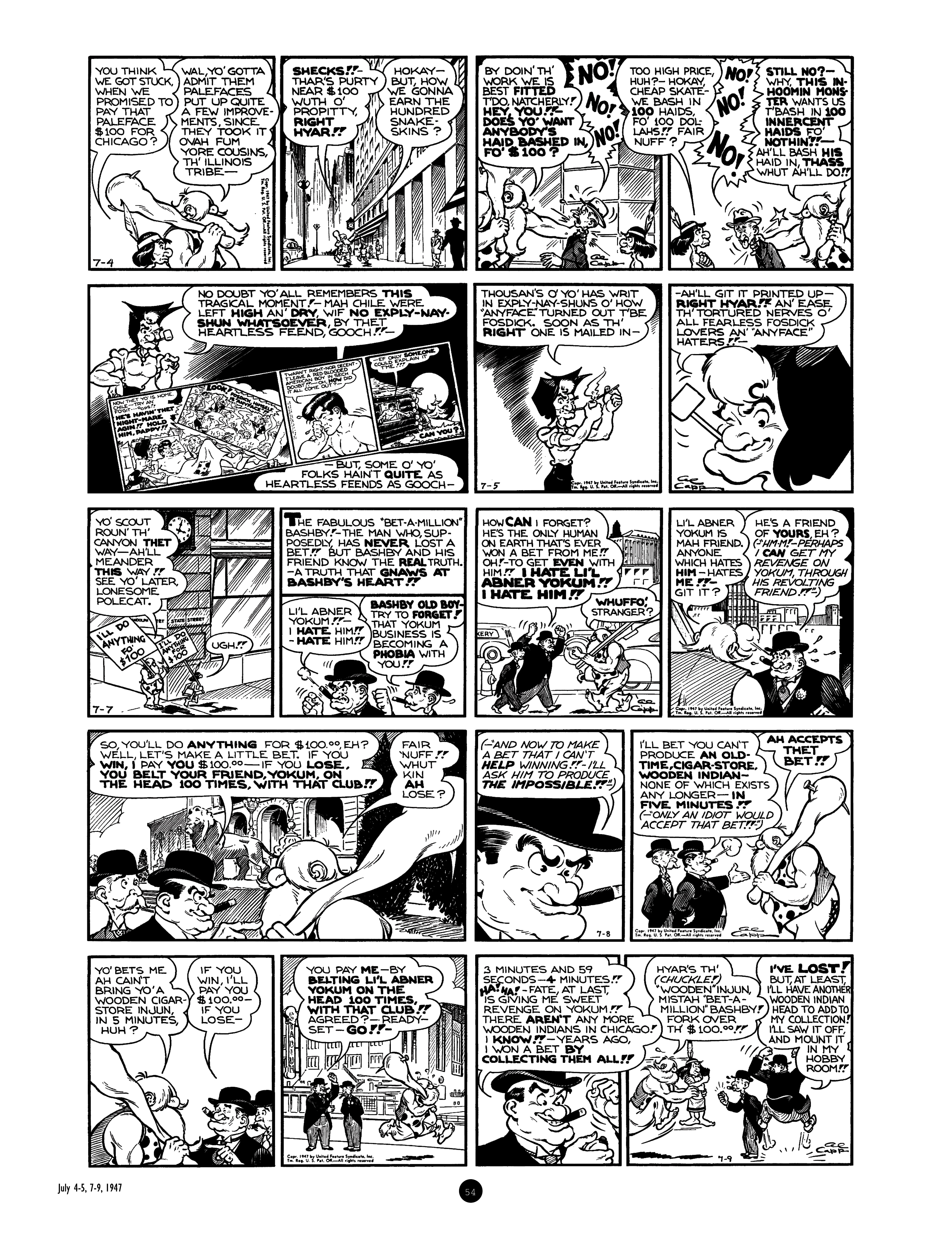 Read online Al Capp's Li'l Abner Complete Daily & Color Sunday Comics comic -  Issue # TPB 7 (Part 1) - 54