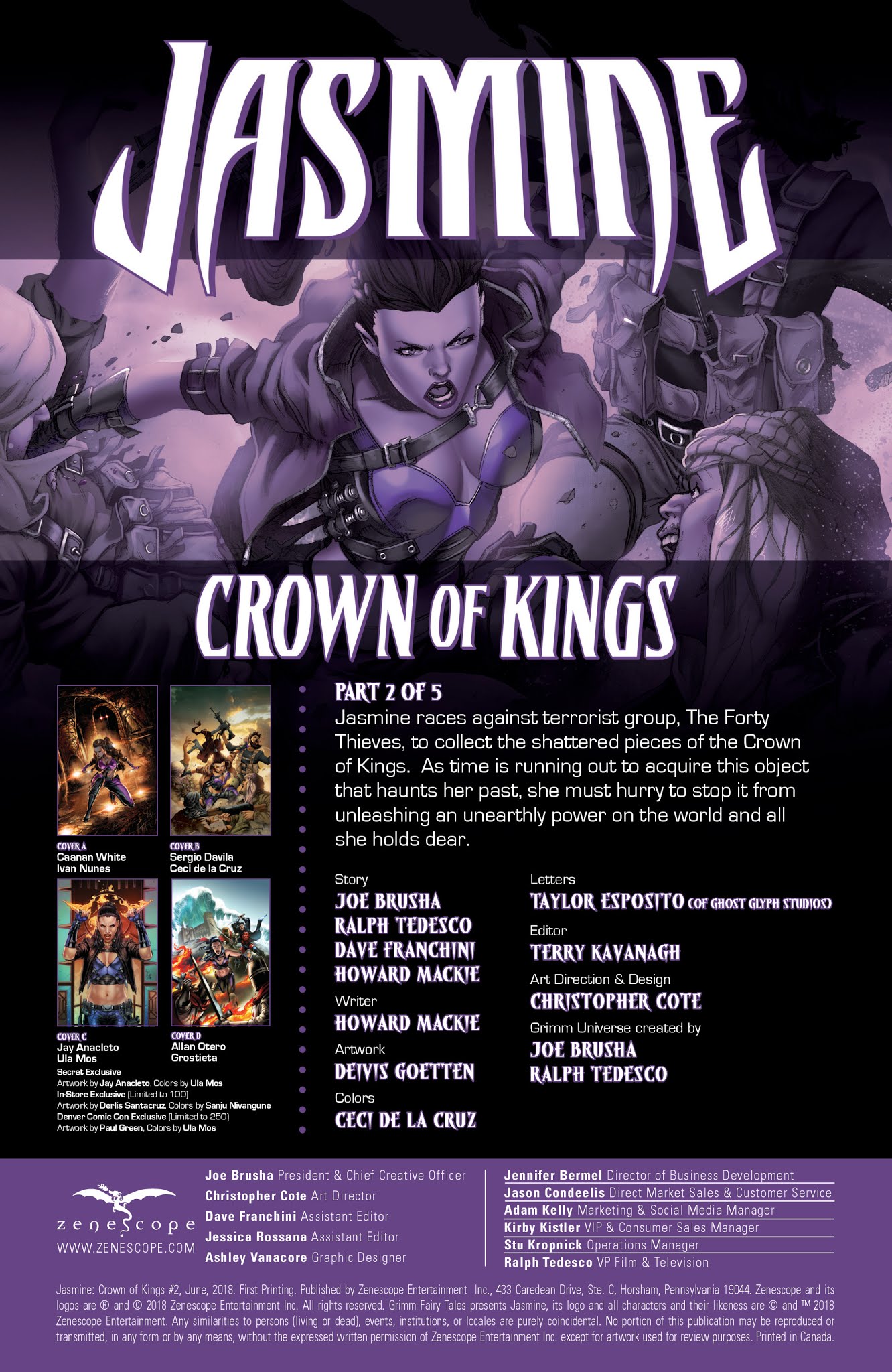 Read online Jasmine: Crown of Kings comic -  Issue #2 - 2