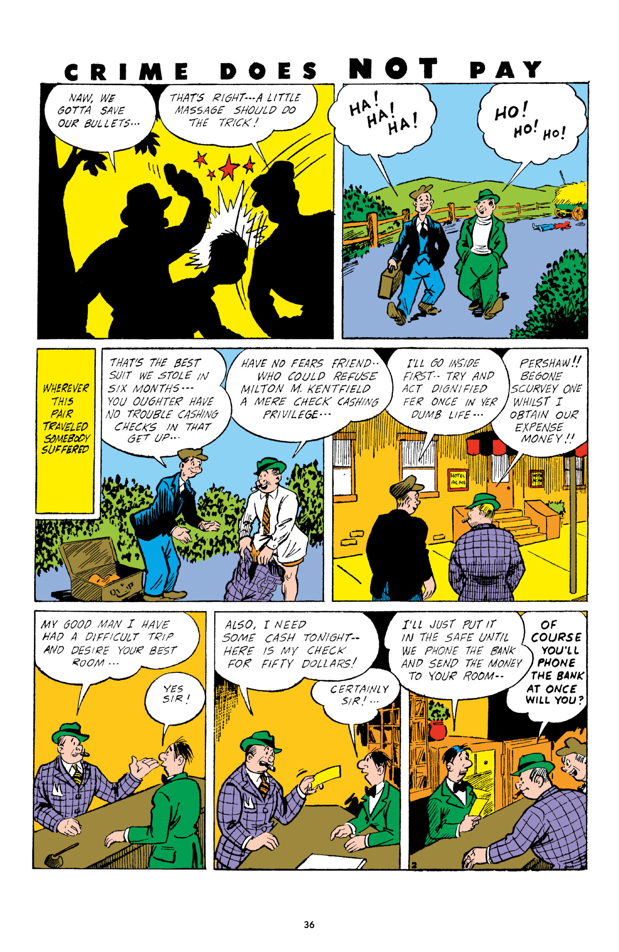 Read online Crime Does Not Pay Archives comic -  Issue # TPB 3 (Part 1) - 36