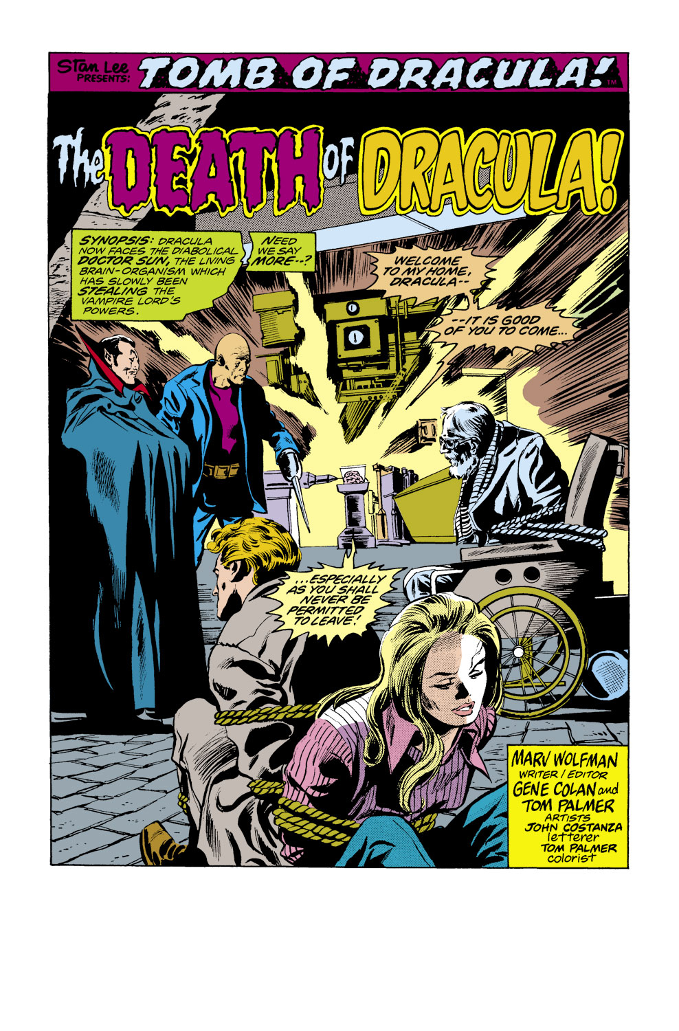 Read online Tomb of Dracula (1972) comic -  Issue #39 - 2