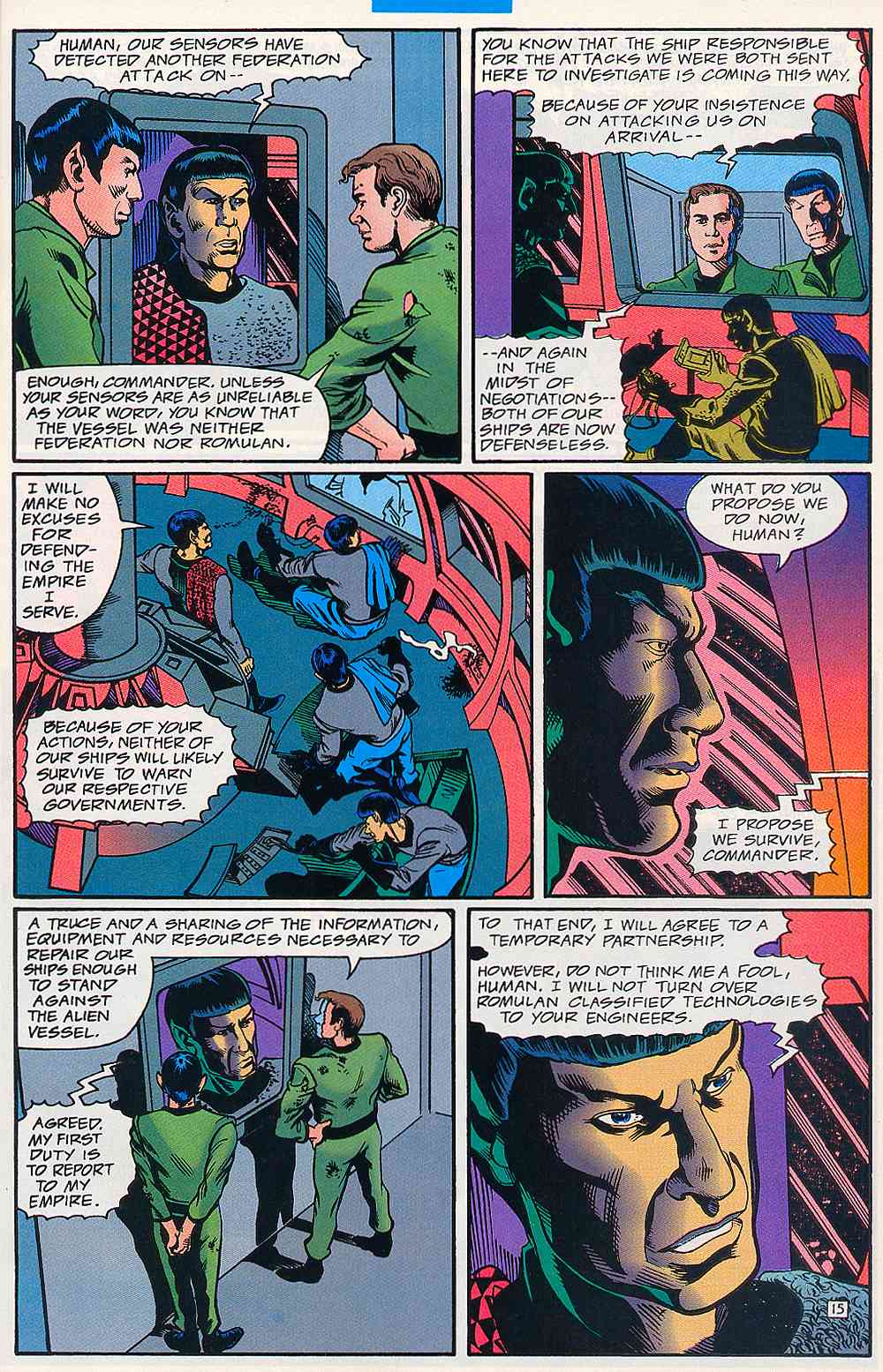 Read online Star Trek (1989) comic -  Issue #77 - 16