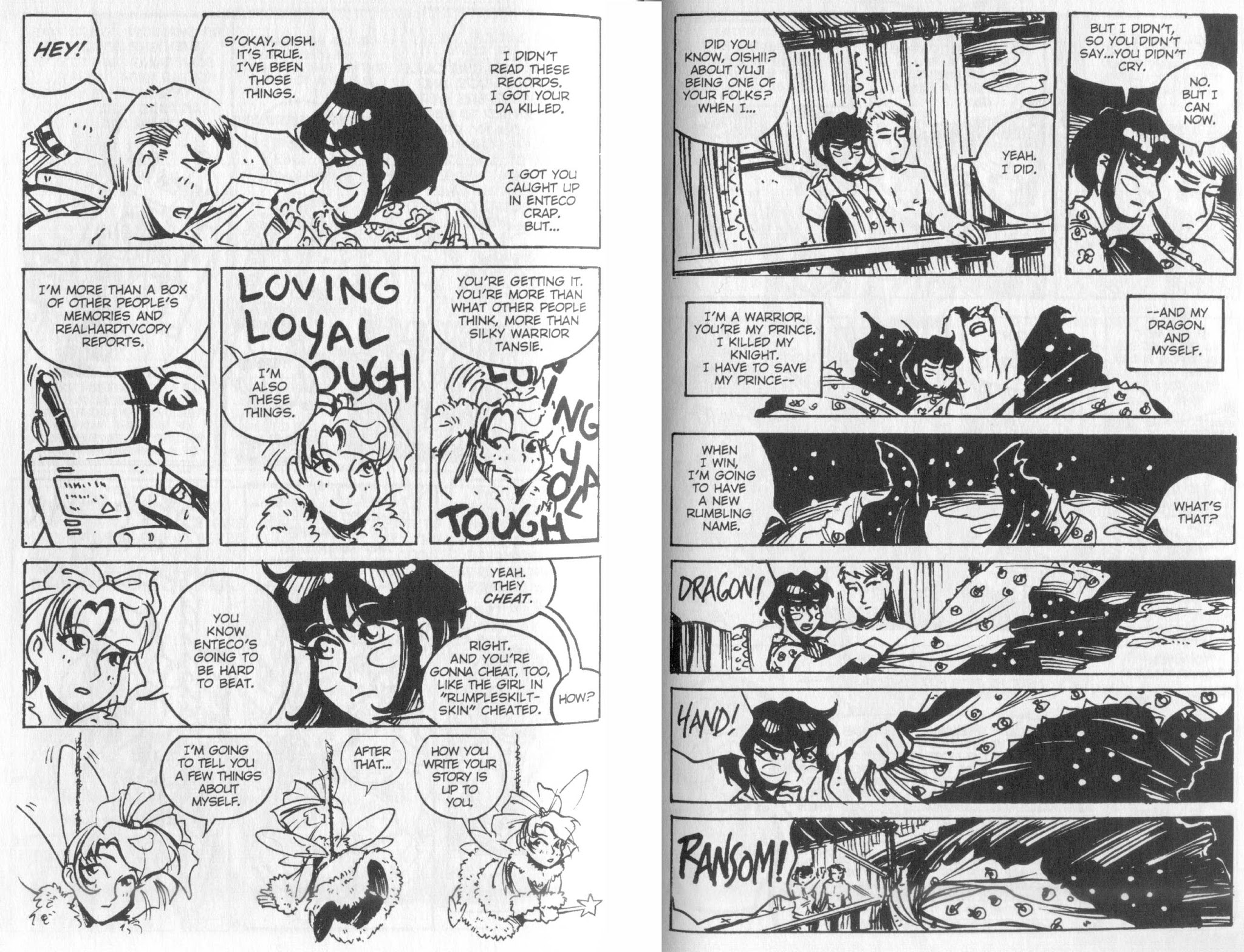 Read online Rumble Girls: Silky Warrior Tansie comic -  Issue #7 - 9