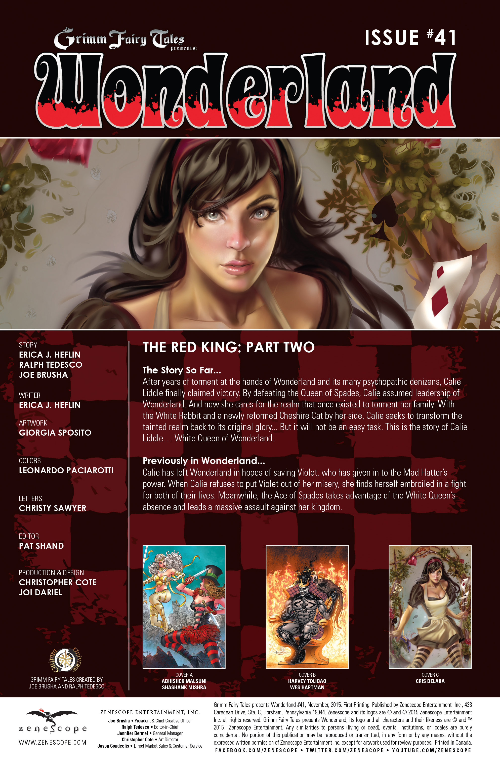 Read online Grimm Fairy Tales presents Wonderland comic -  Issue #41 - 2