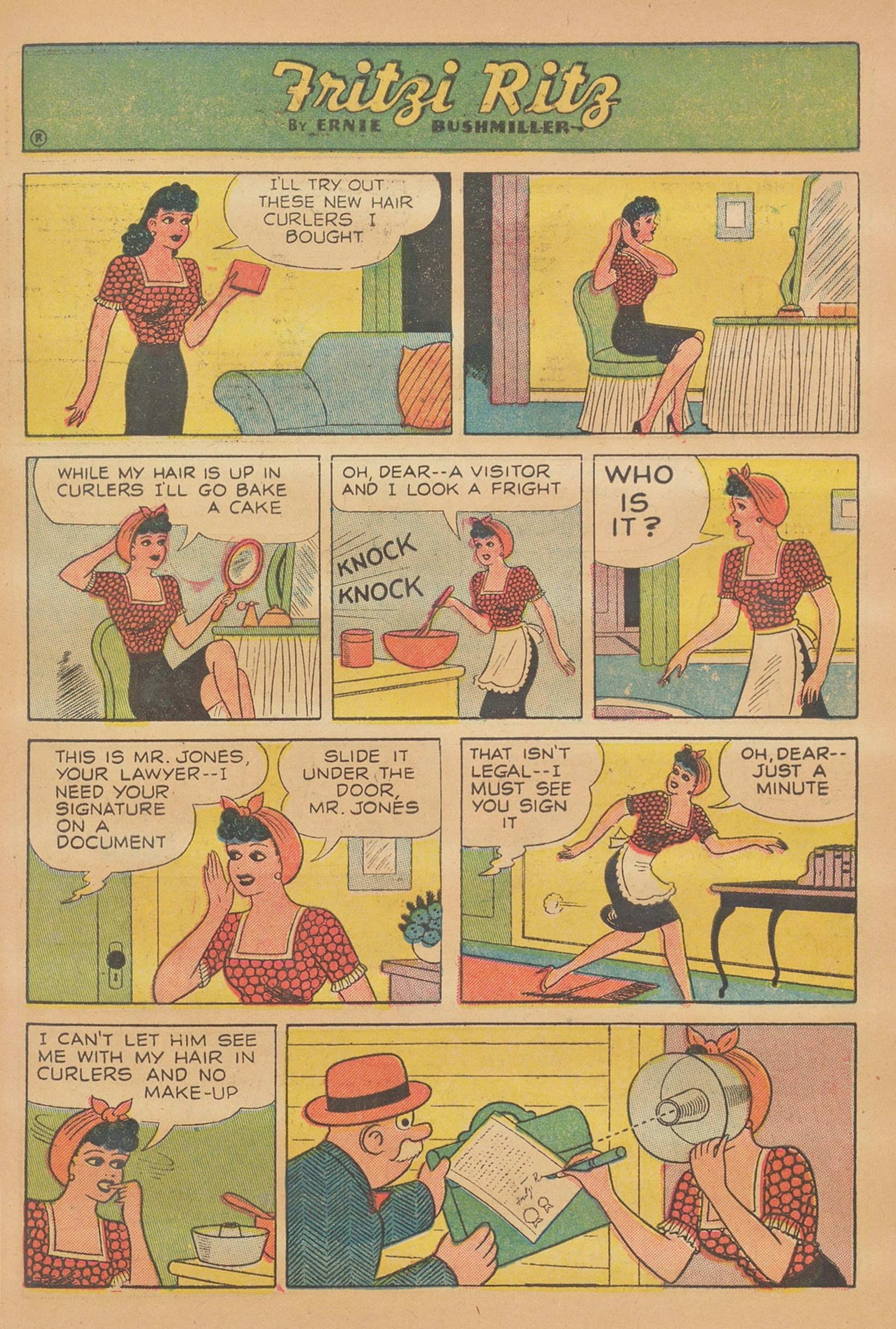Read online Fritzi Ritz (1953) comic -  Issue #37 - 33