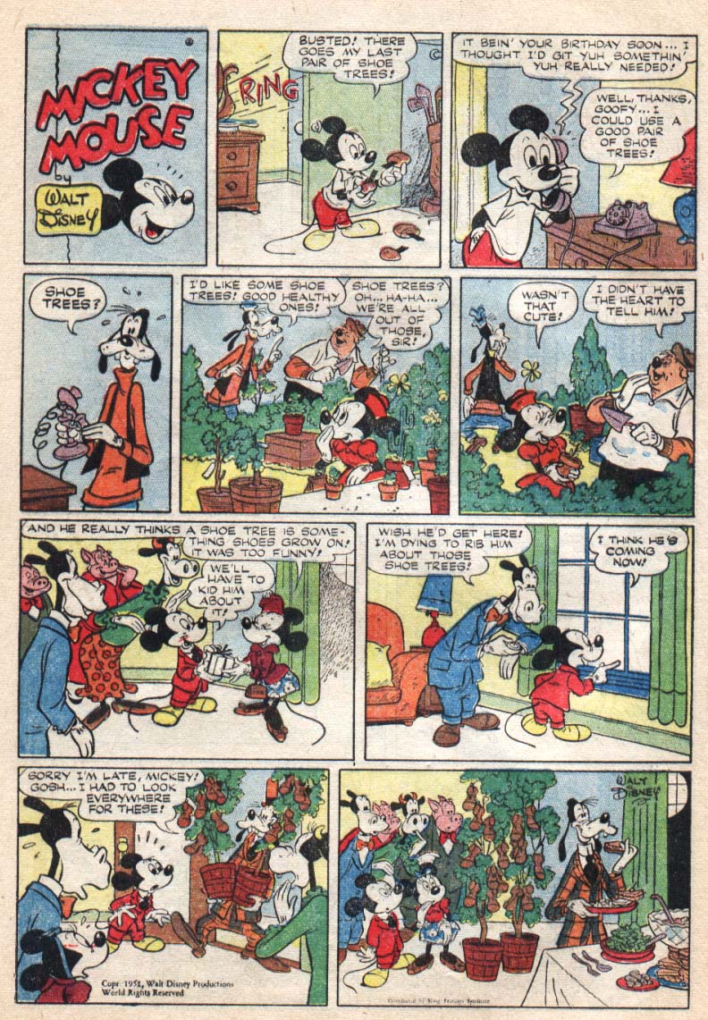 Read online Walt Disney's Comics and Stories comic -  Issue #155 - 36