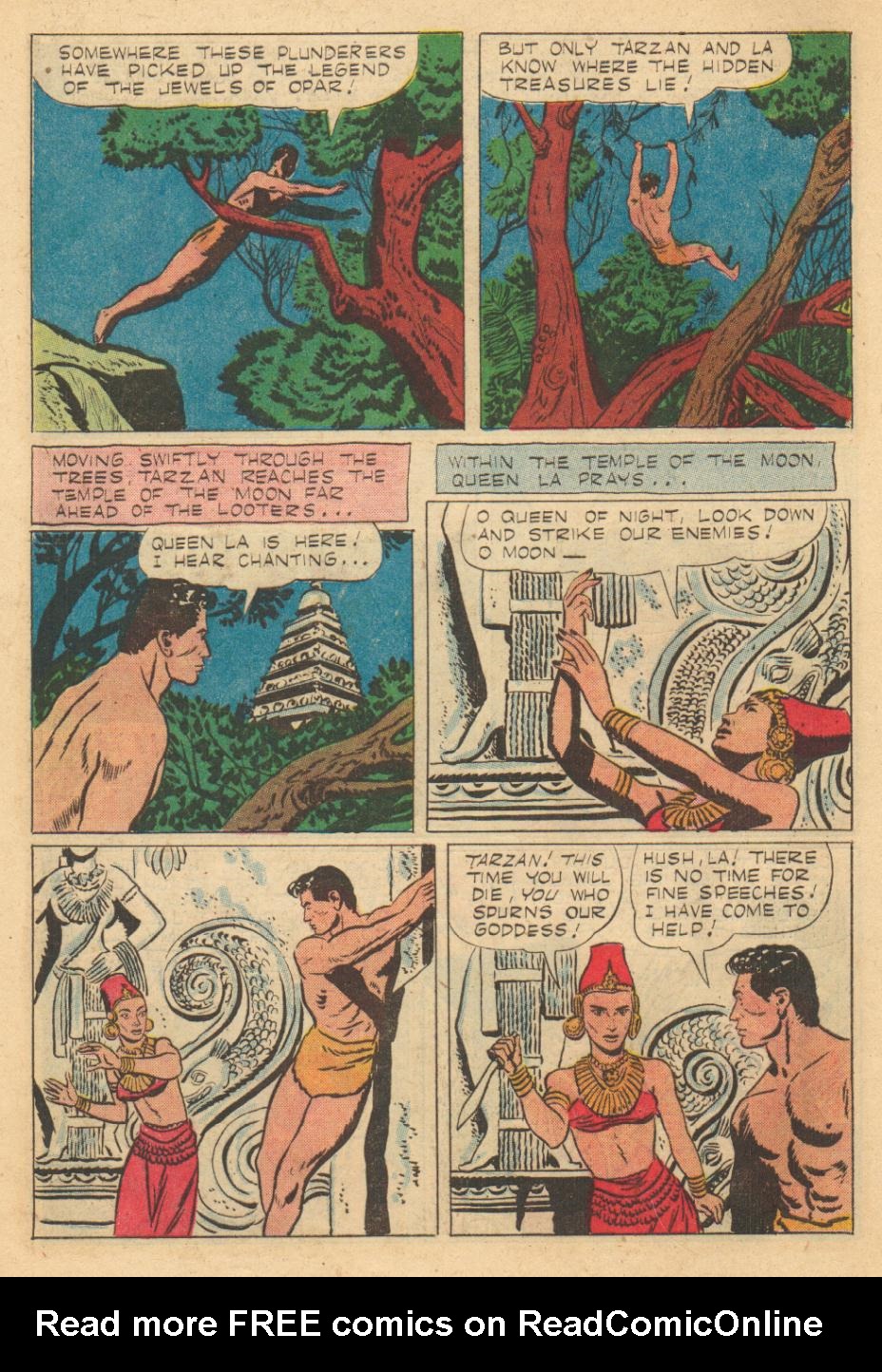 Read online Tarzan (1948) comic -  Issue #82 - 8