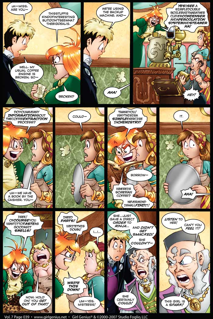 Read online Girl Genius (2002) comic -  Issue #7 - 39