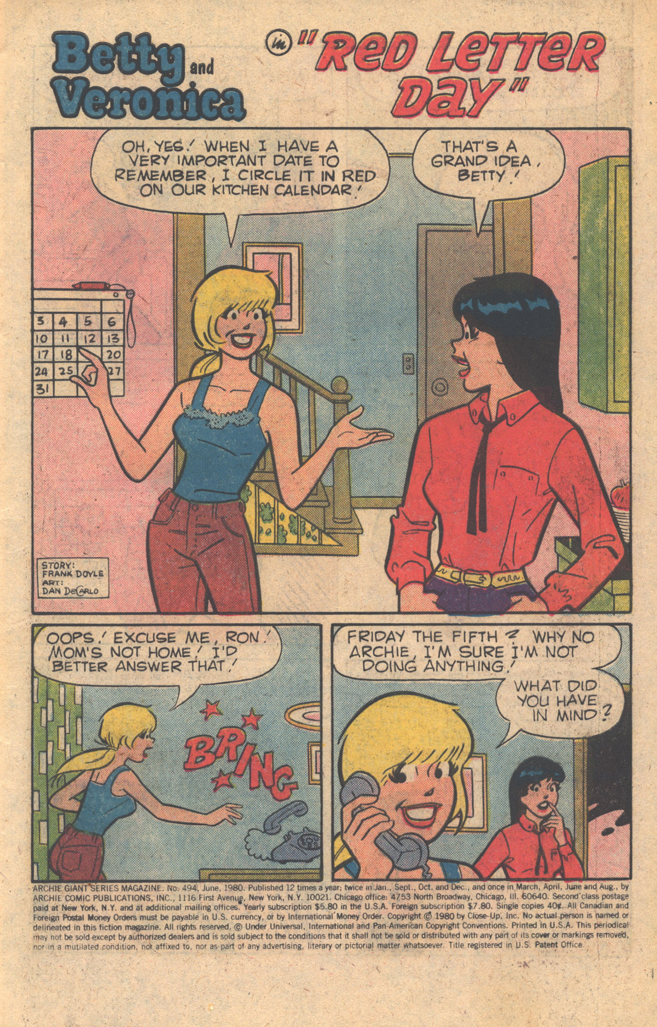 Read online Archie Giant Series Magazine comic -  Issue #494 - 3