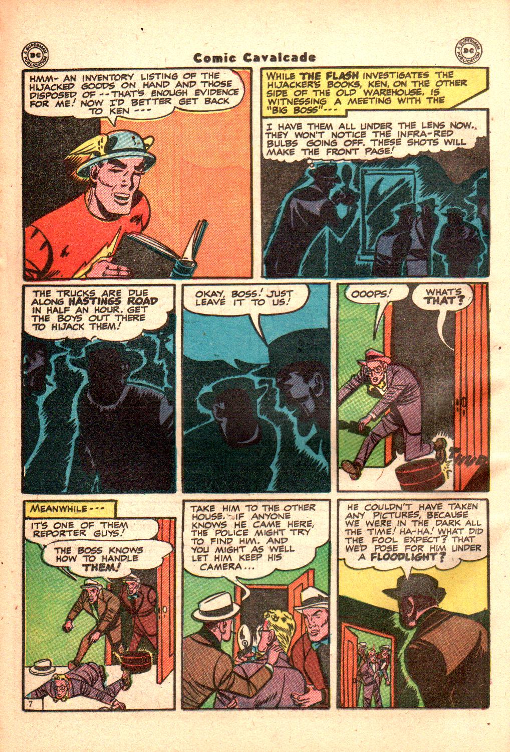 Read online Comic Cavalcade comic -  Issue #21 - 36