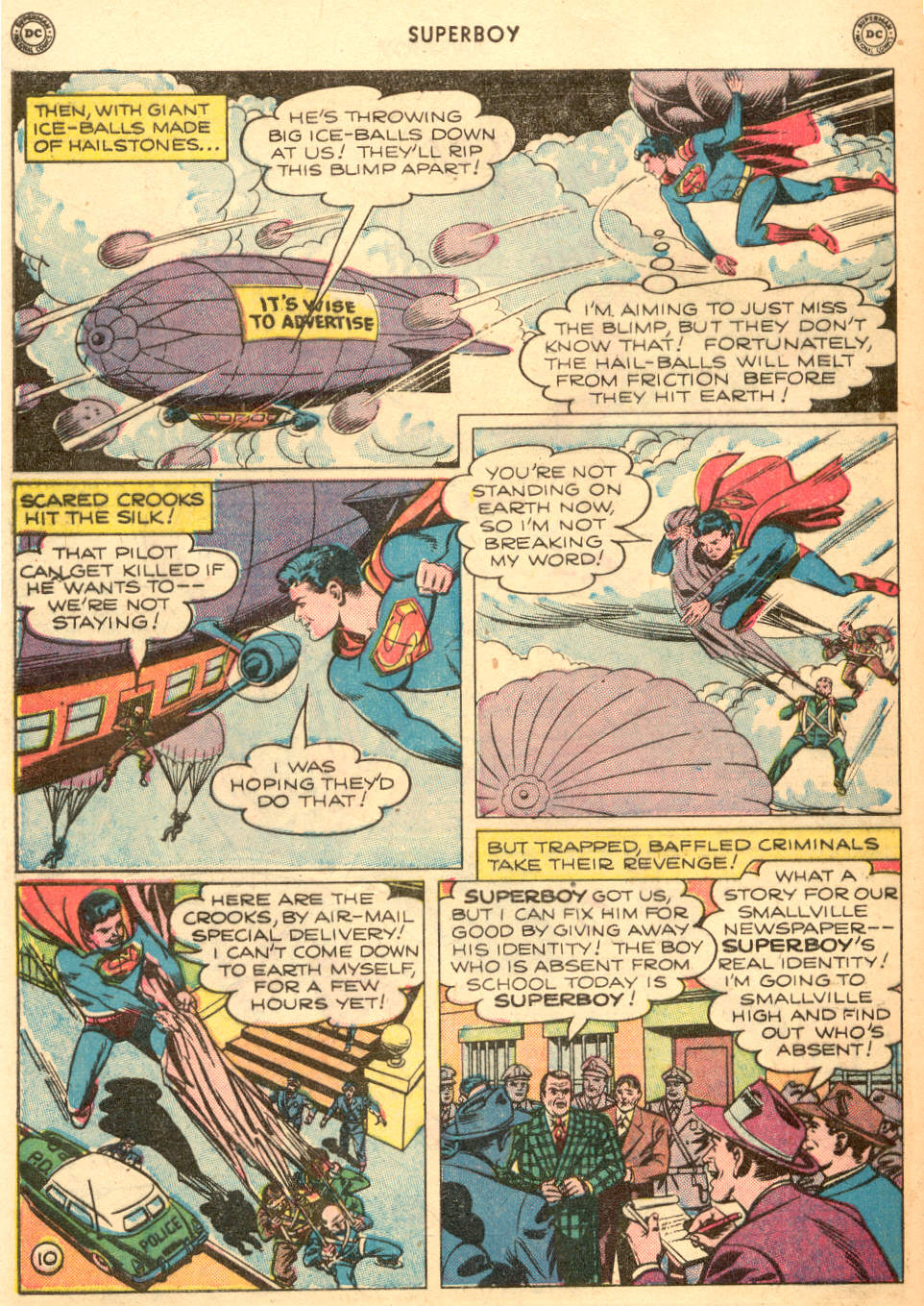 Read online Superboy (1949) comic -  Issue #8 - 41