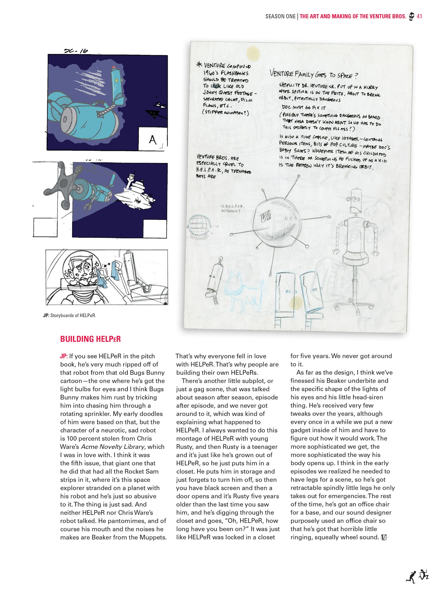 Read online Go Team Venture!: The Art and Making of The Venture Bros. comic -  Issue # TPB (Part 1) - 41