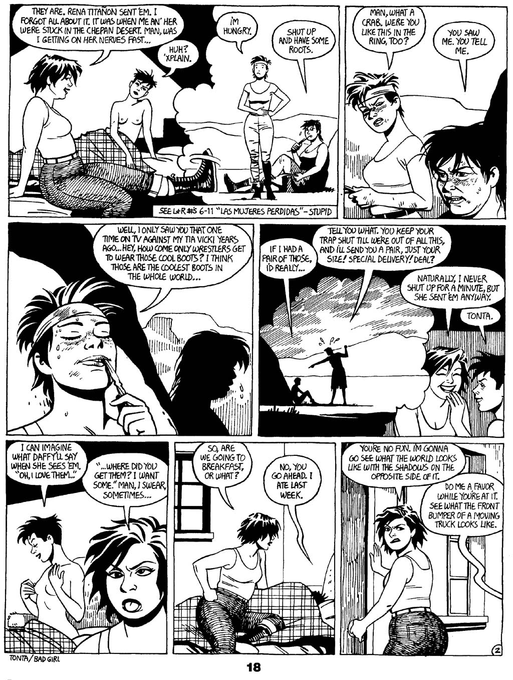 Read online Love and Rockets (1982) comic -  Issue #18 - 20