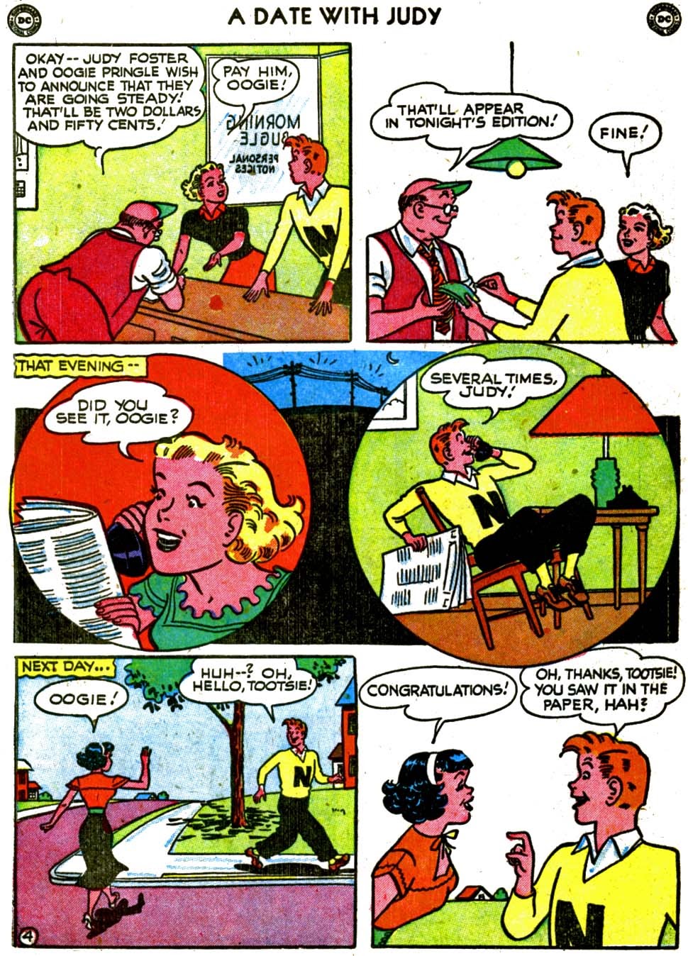 Read online A Date with Judy comic -  Issue #18 - 44