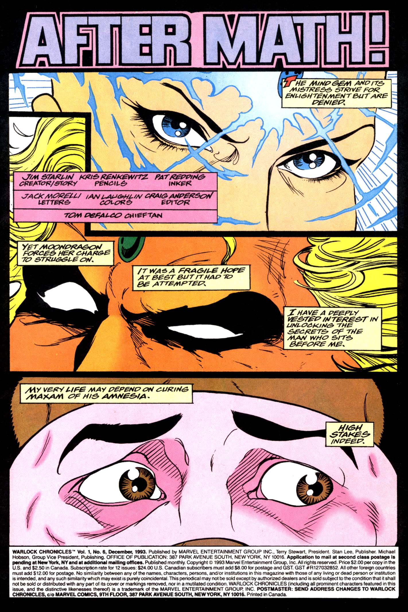 Read online Warlock Chronicles comic -  Issue #6 - 2