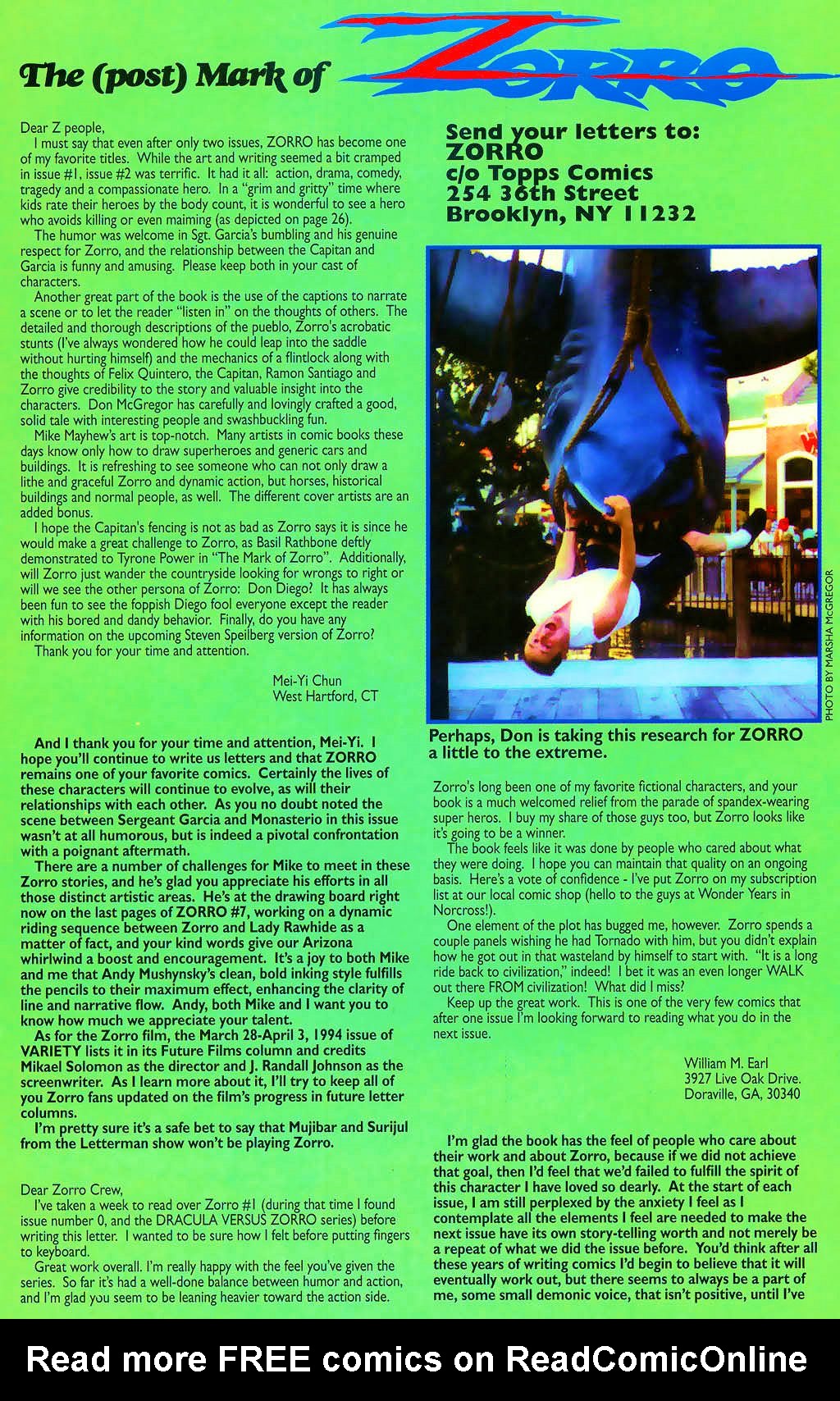 Read online Zorro (1993) comic -  Issue #6 - 25