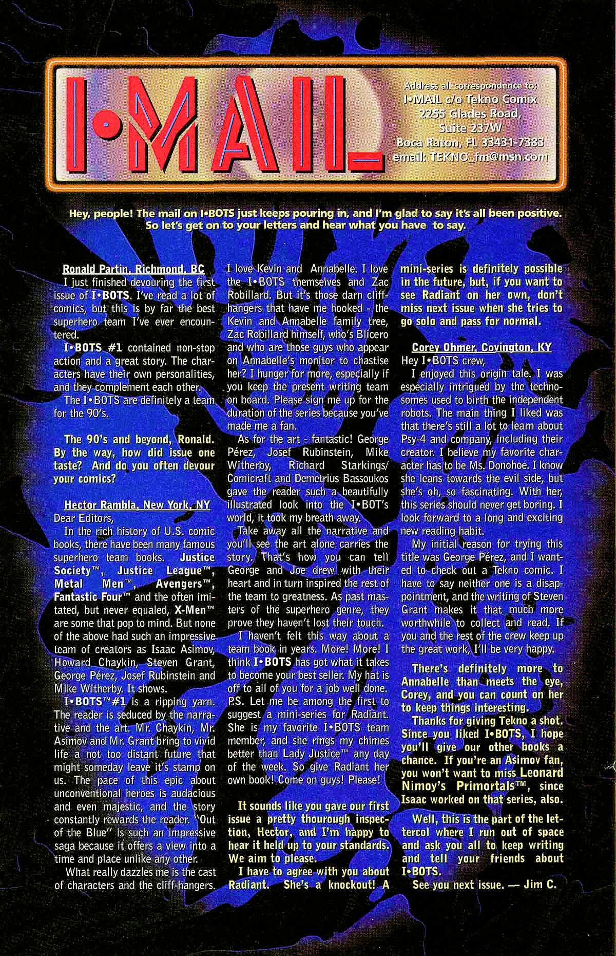 Read online Isaac Asimov's I-Bots comic -  Issue #3 - 29