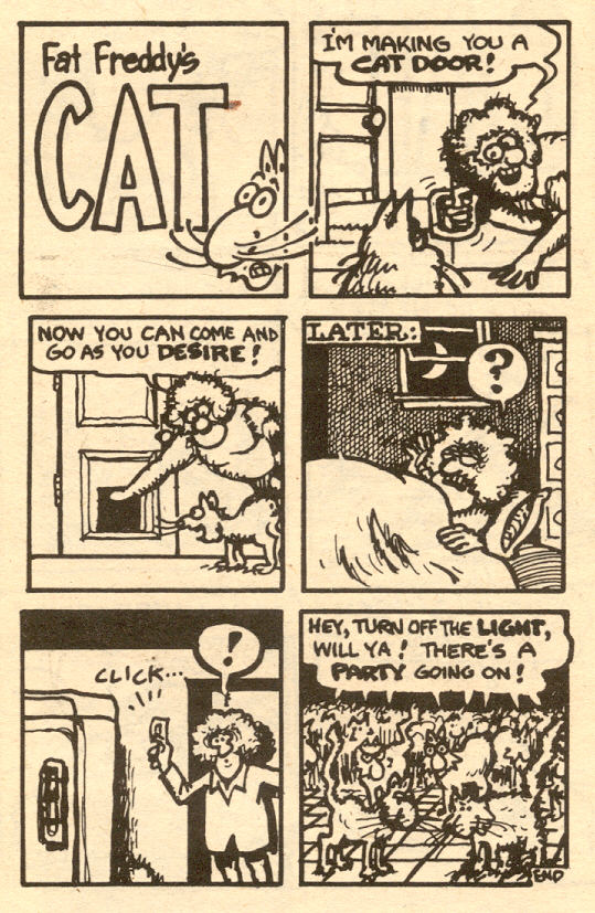 Read online Adventures of Fat Freddy's Cat comic -  Issue #1 - 33