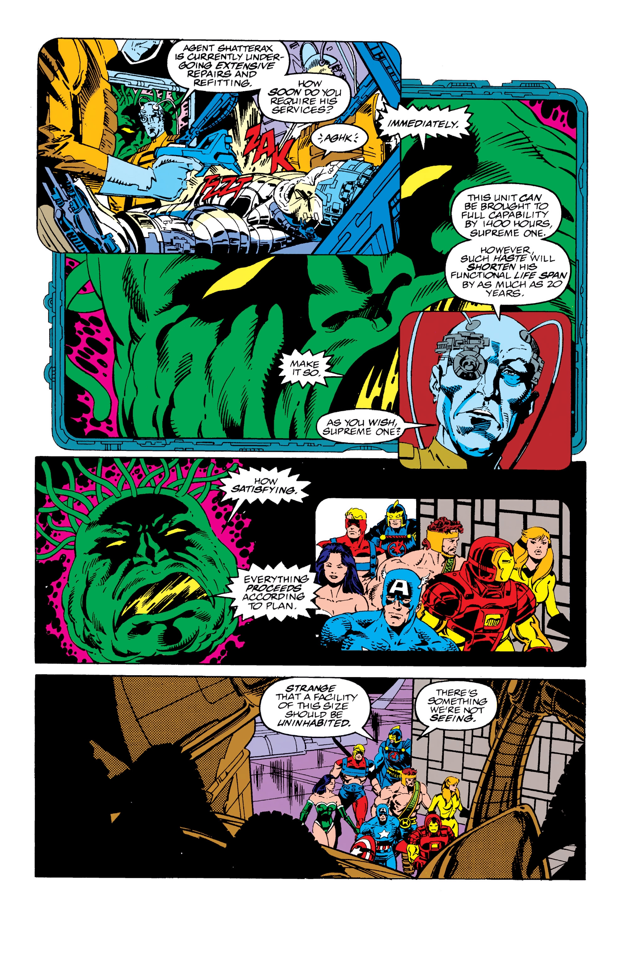 Read online Avengers Epic Collection: Operation Galactic Storm comic -  Issue # TPB (Part 2) - 20