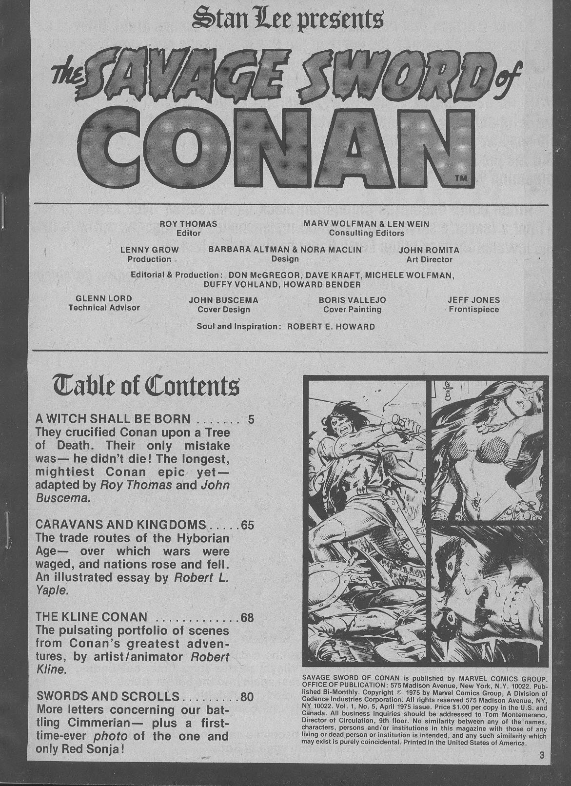 Read online The Savage Sword Of Conan comic -  Issue #5 - 3