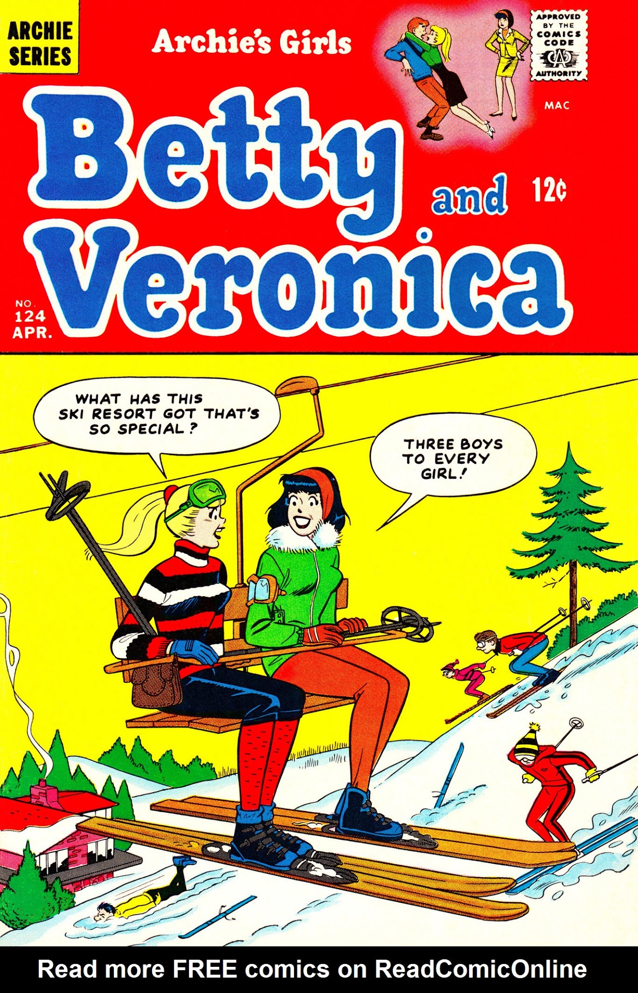 Read online Archie's Girls Betty and Veronica comic -  Issue #124 - 1