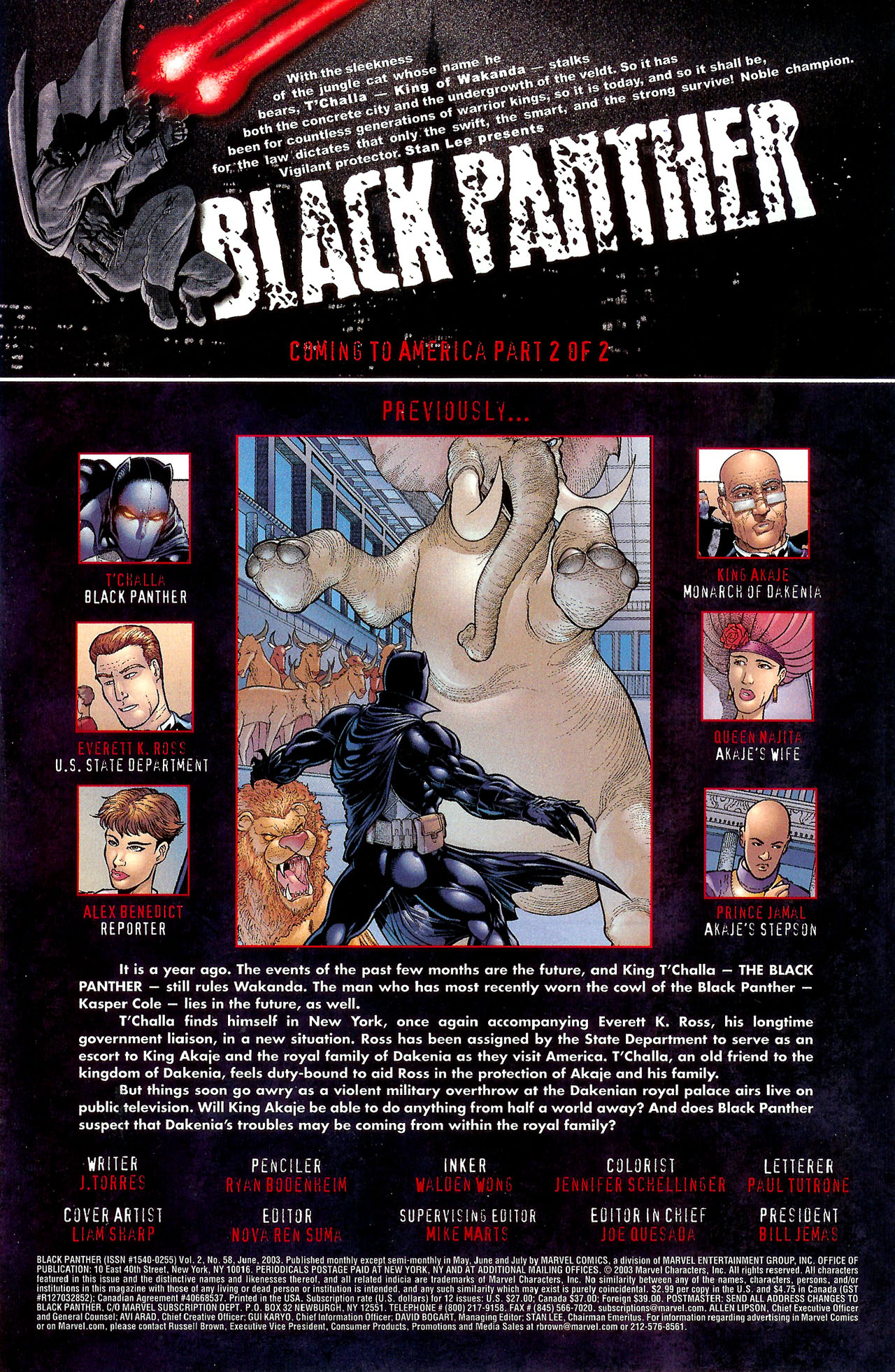 Read online Black Panther (1998) comic -  Issue #58 - 2