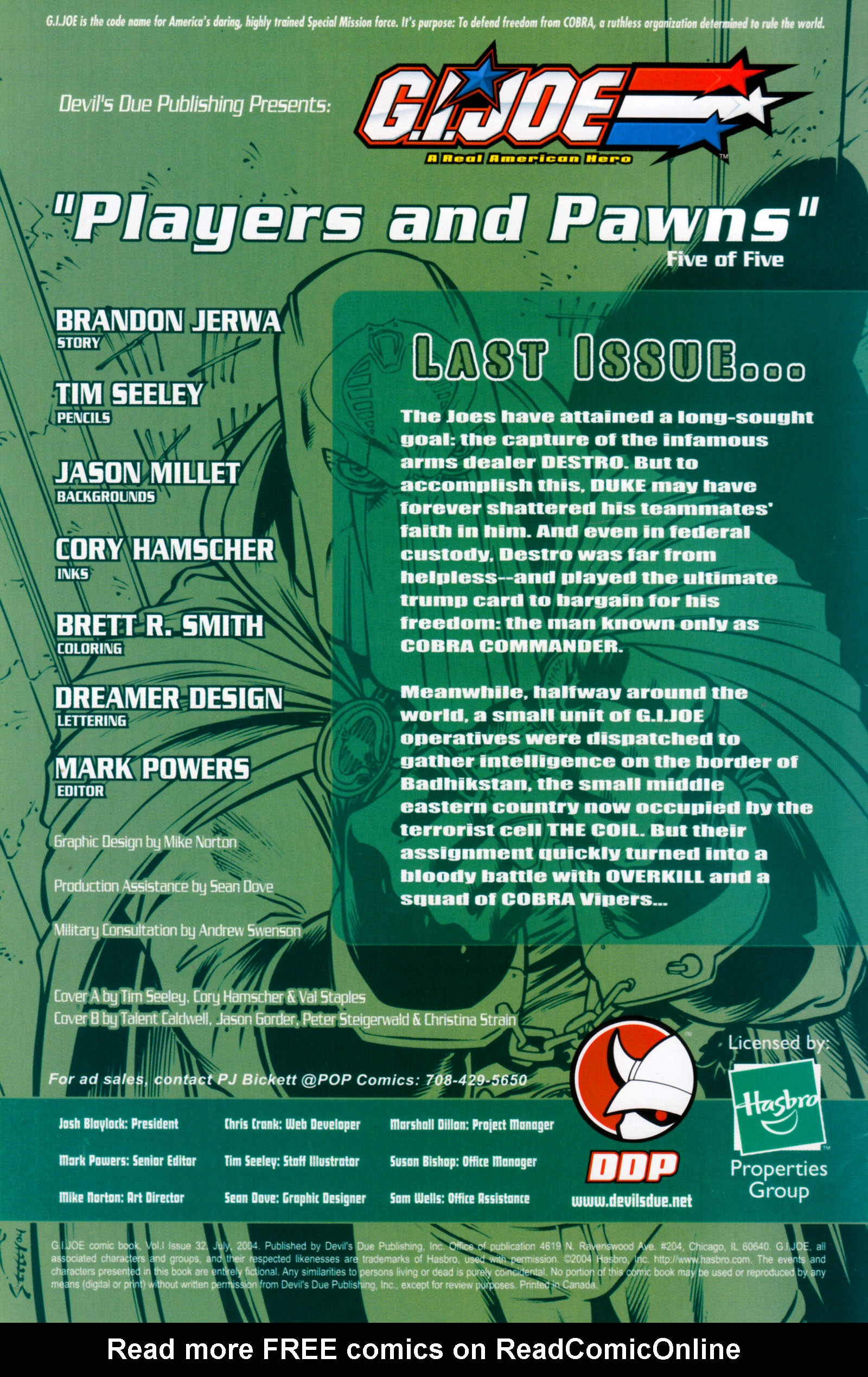 Read online G.I. Joe (2001) comic -  Issue #32 - 2