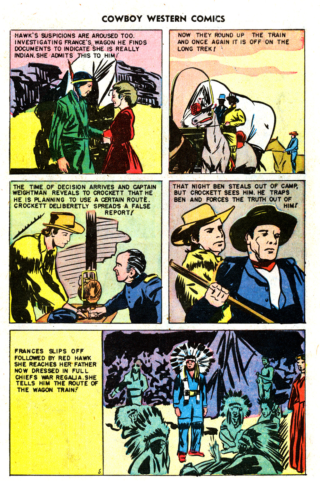 Read online Cowboy Western Comics (1948) comic -  Issue #26 - 7