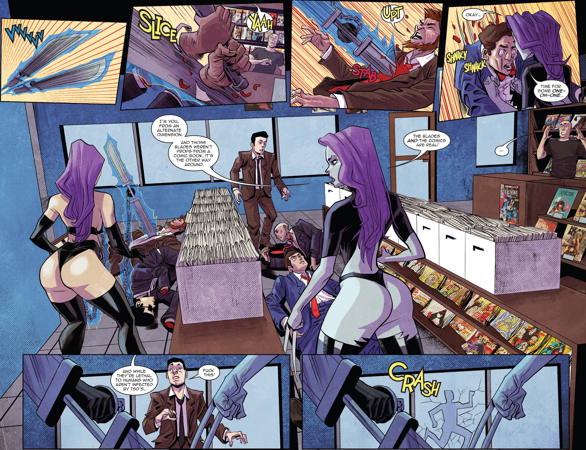 Read online Vampblade Season 3 comic -  Issue #1 - 8