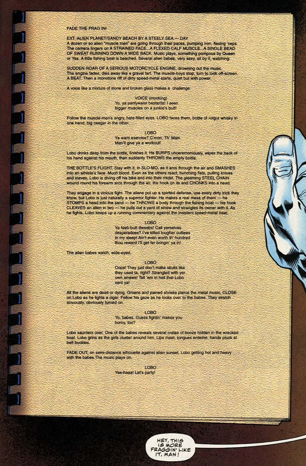 Read online Lobo Goes to Hollywood comic -  Issue # Full - 18