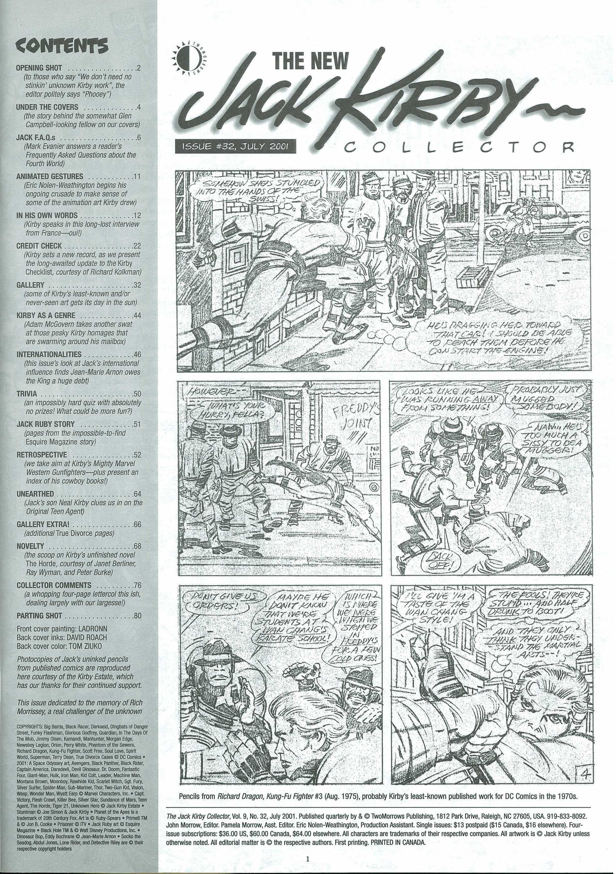 Read online The Jack Kirby Collector comic -  Issue #32 - 3