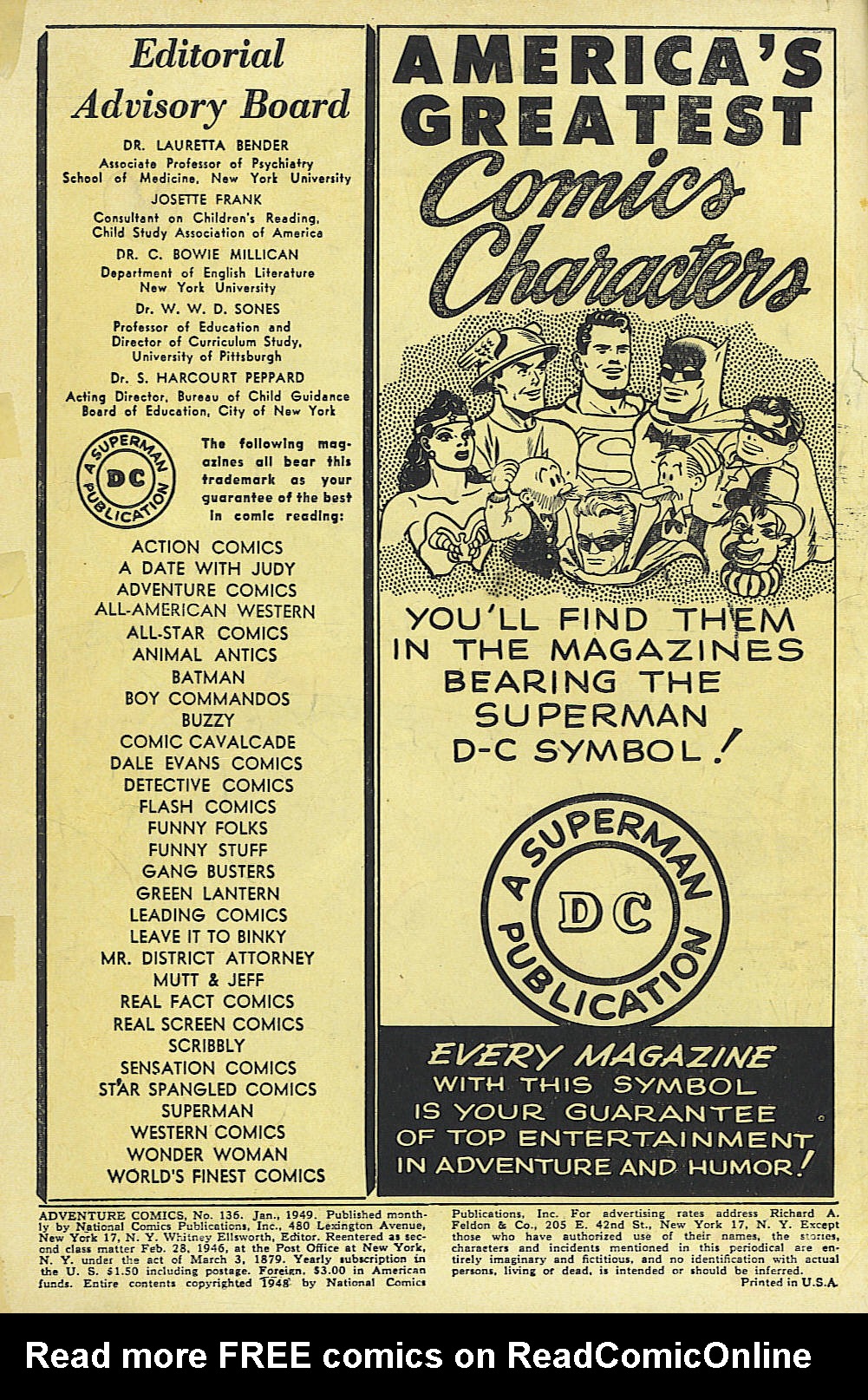 Read online Adventure Comics (1938) comic -  Issue #136 - 2
