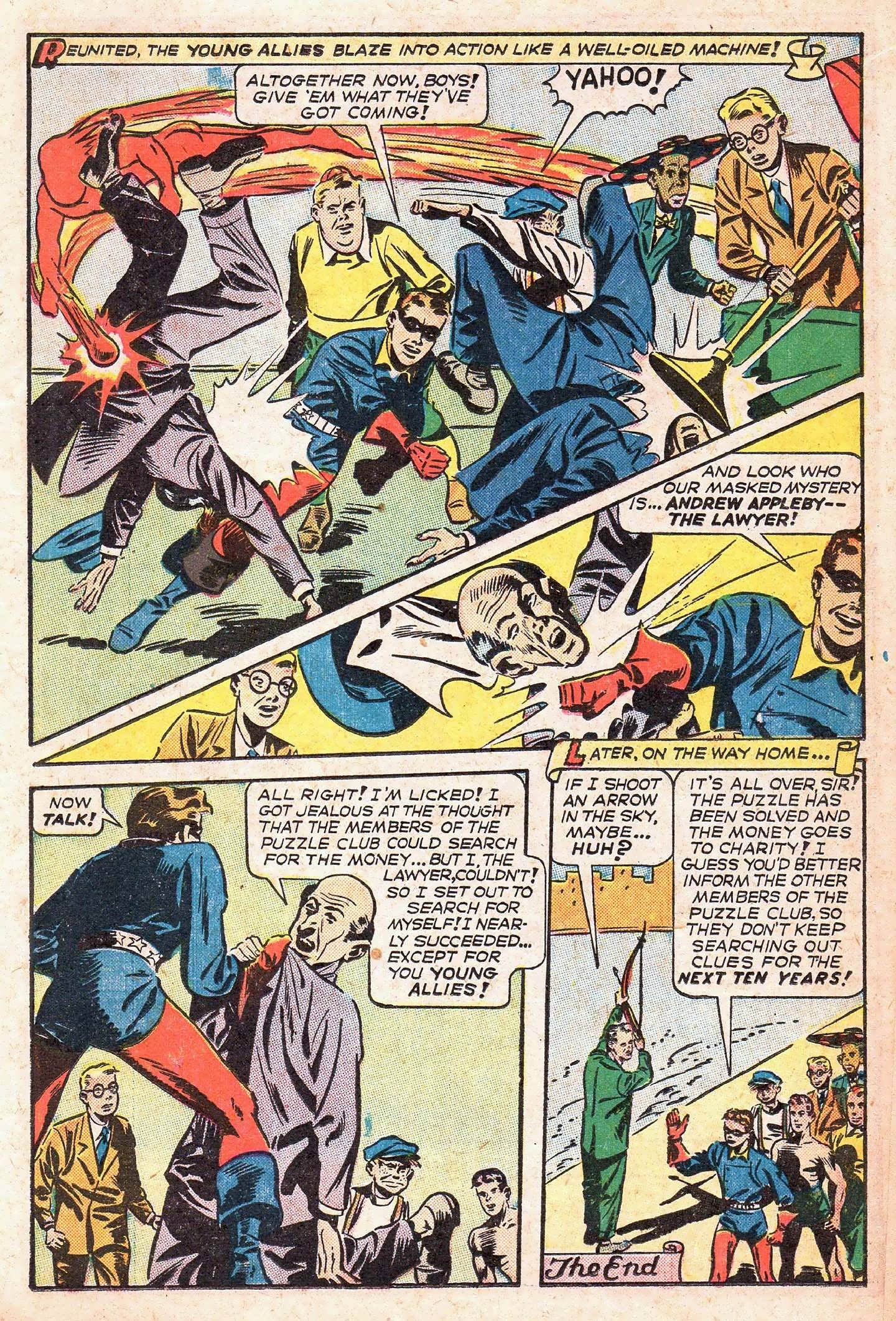 Read online Young Allies Comics comic -  Issue #19 - 17