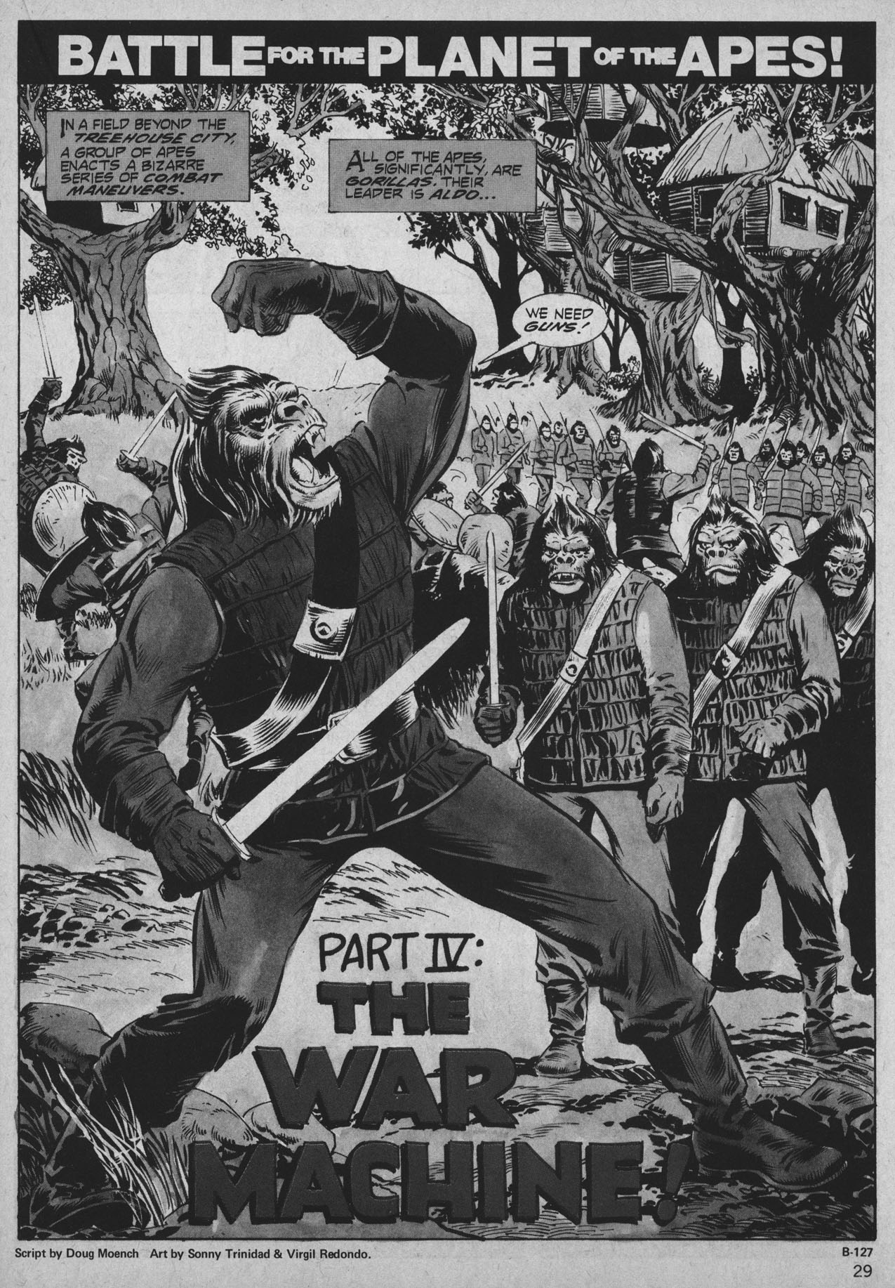 Read online Planet of the Apes comic -  Issue #25 - 28