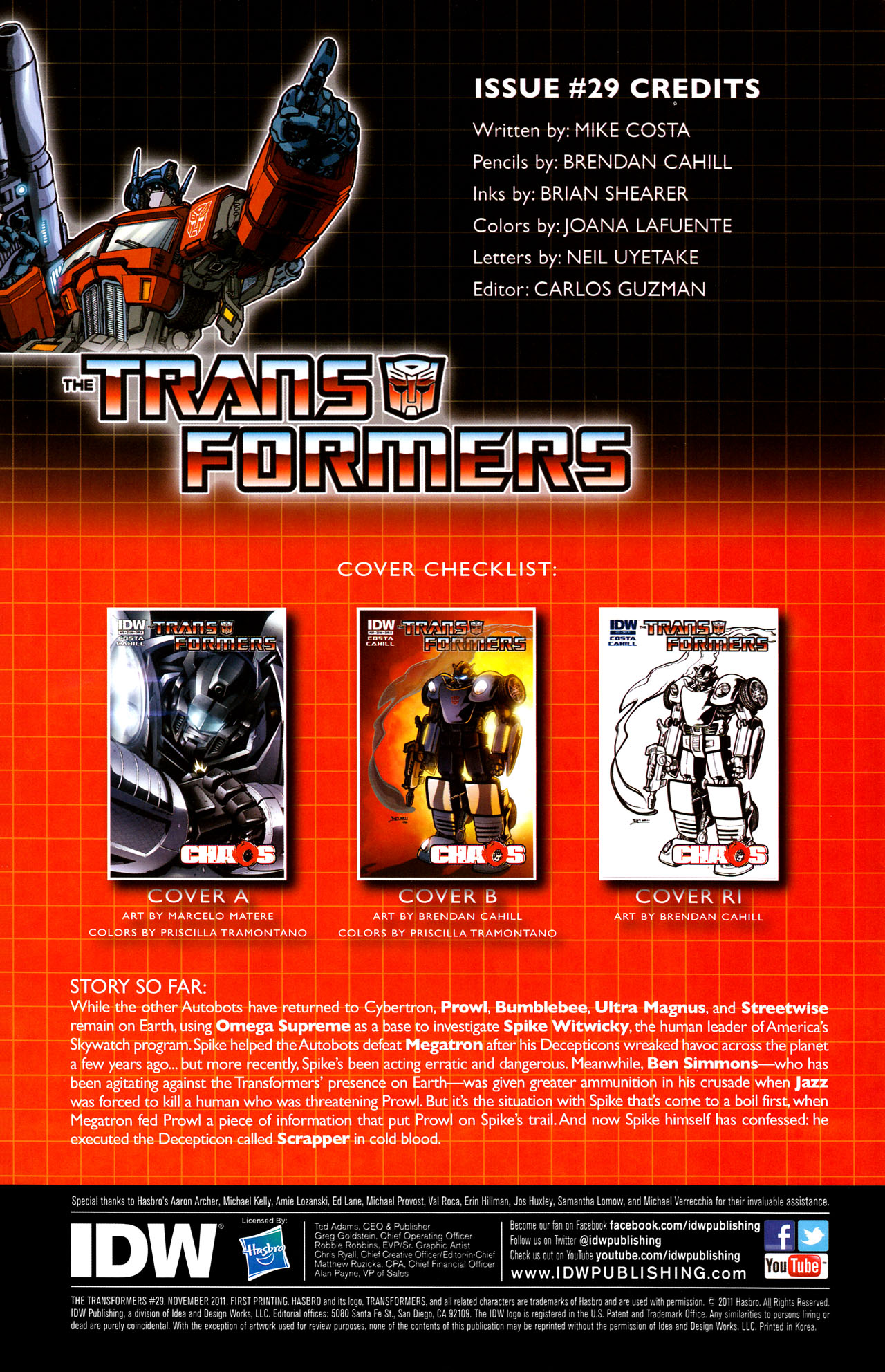 Read online The Transformers (2009) comic -  Issue #29 - 4