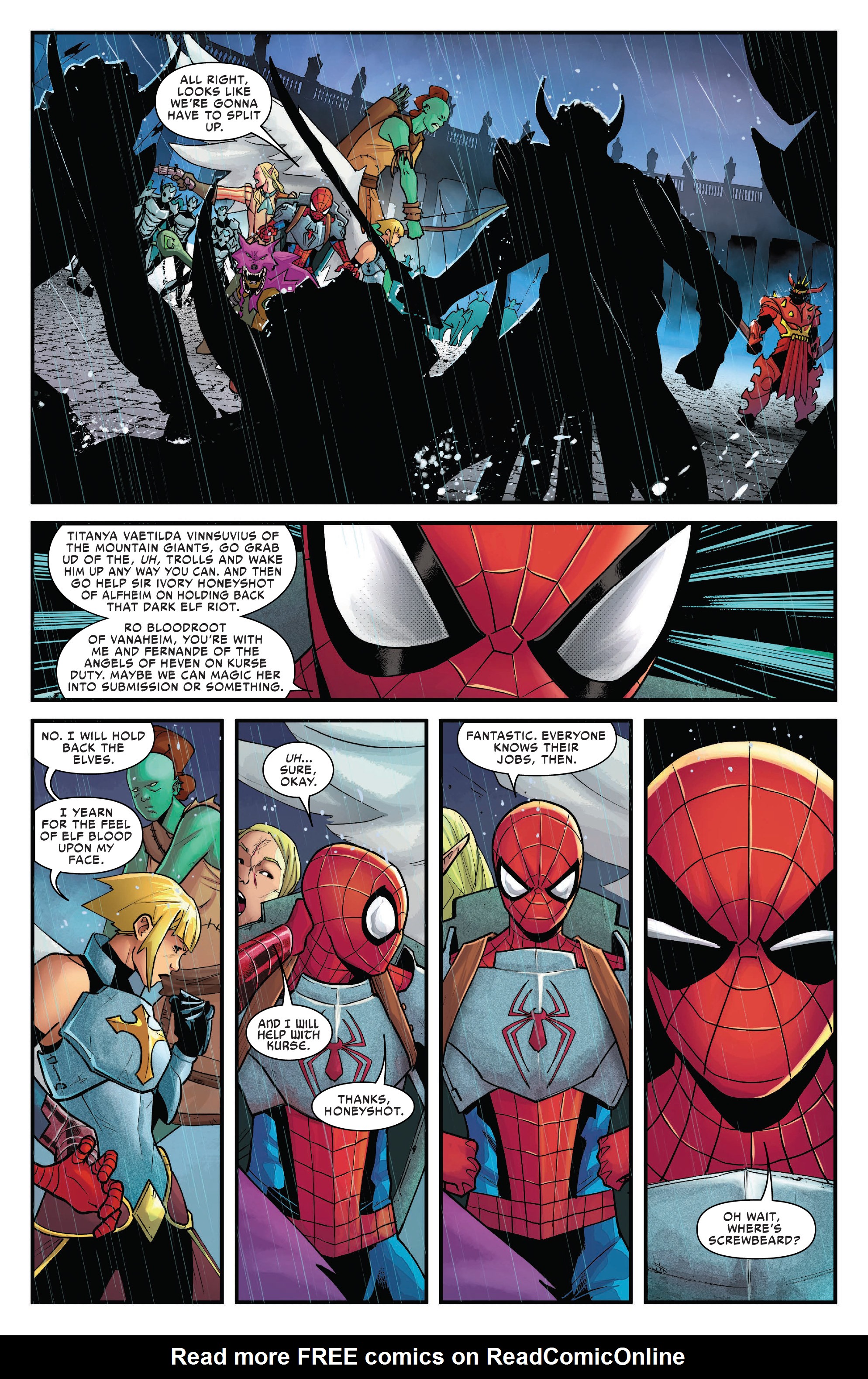 Read online War of the Realms: Spider-Man & the League of Realms comic -  Issue # _TPB - 52
