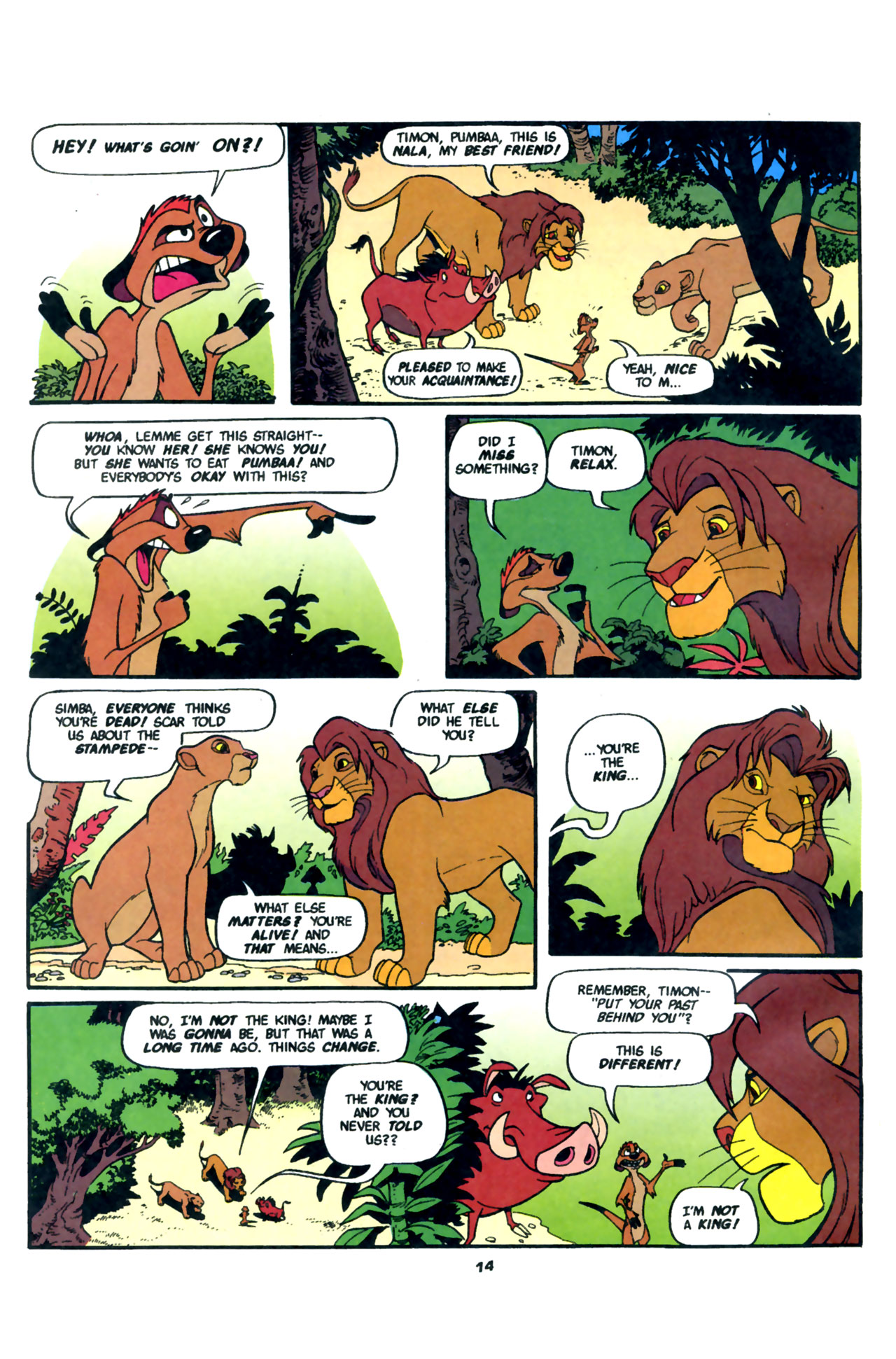Read online Disney's The Lion King comic -  Issue #2 - 16