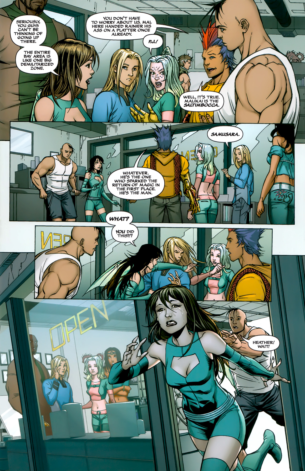 Read online Michael Turner's Soulfire (2009) comic -  Issue #6 - 7